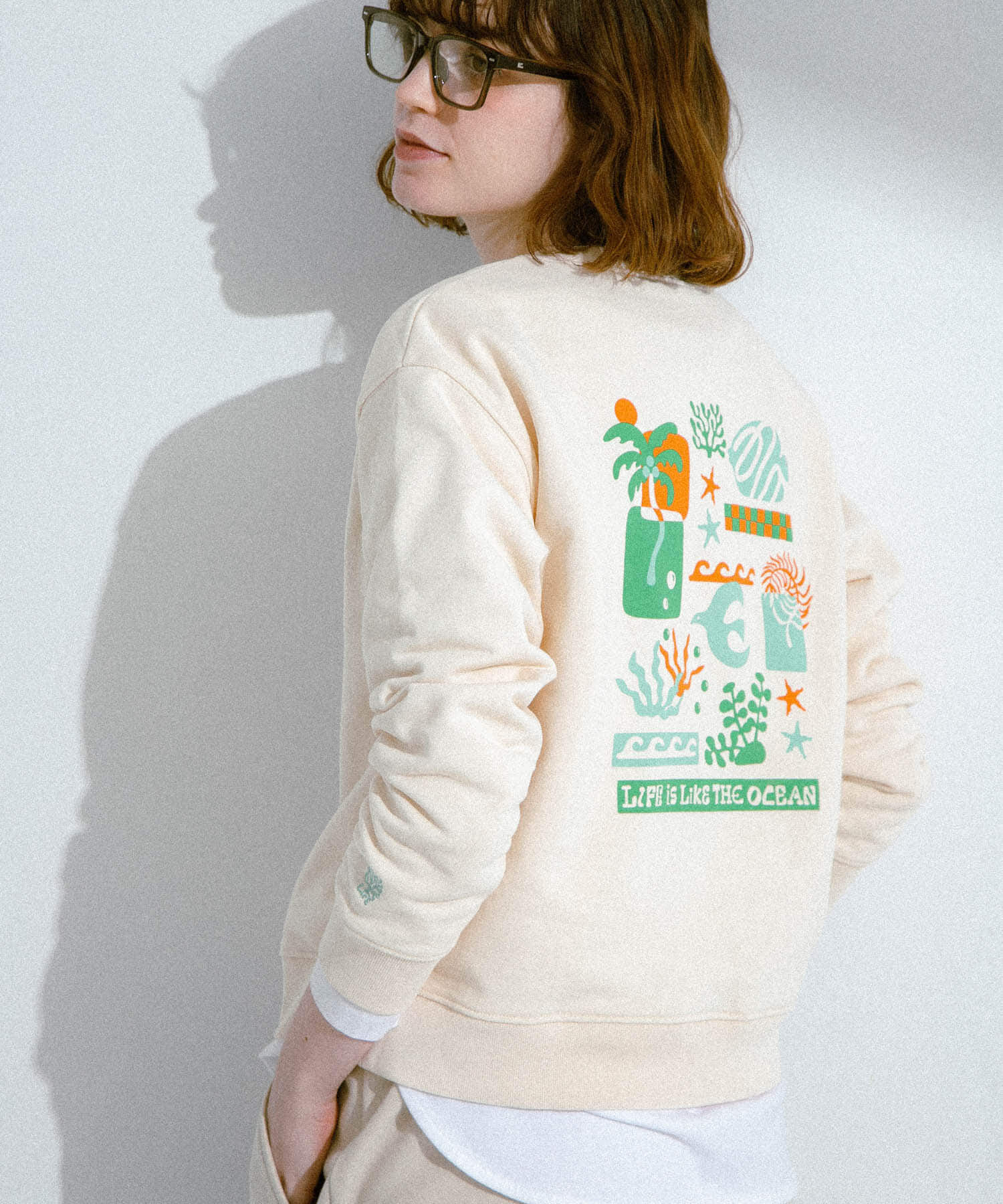 Sonny Label 「TOYAMEGコラボアートプリントスウェット」|スウェット・ジャージ|アイボリー