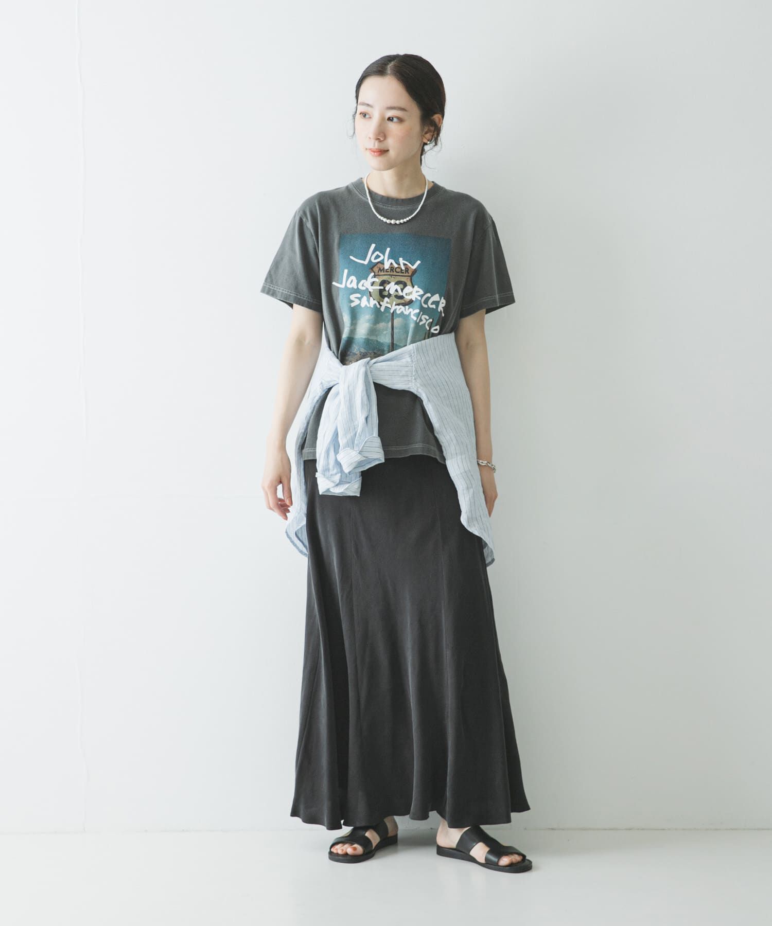 URBAN RESEARCH「キュプラバイアススカート」|スカート|