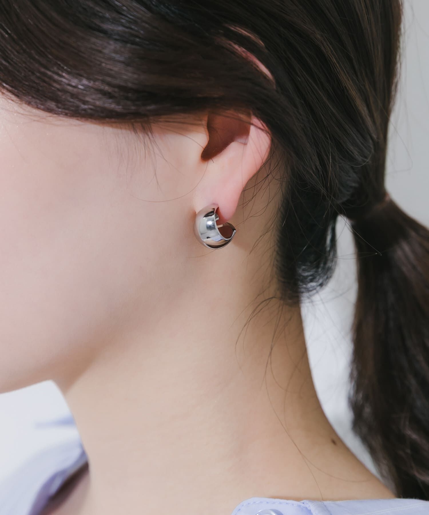 SMELLY「メタルツインカーブピアス」|ピアス|
