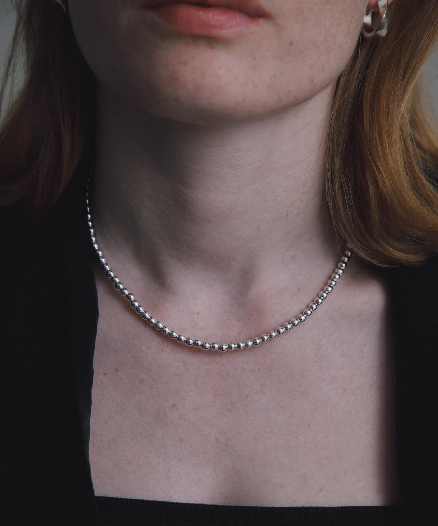 URBAN RESEARCH「decor『デコール』　HEMATITE 4MM BALL CHOKER」|ネックレス|
