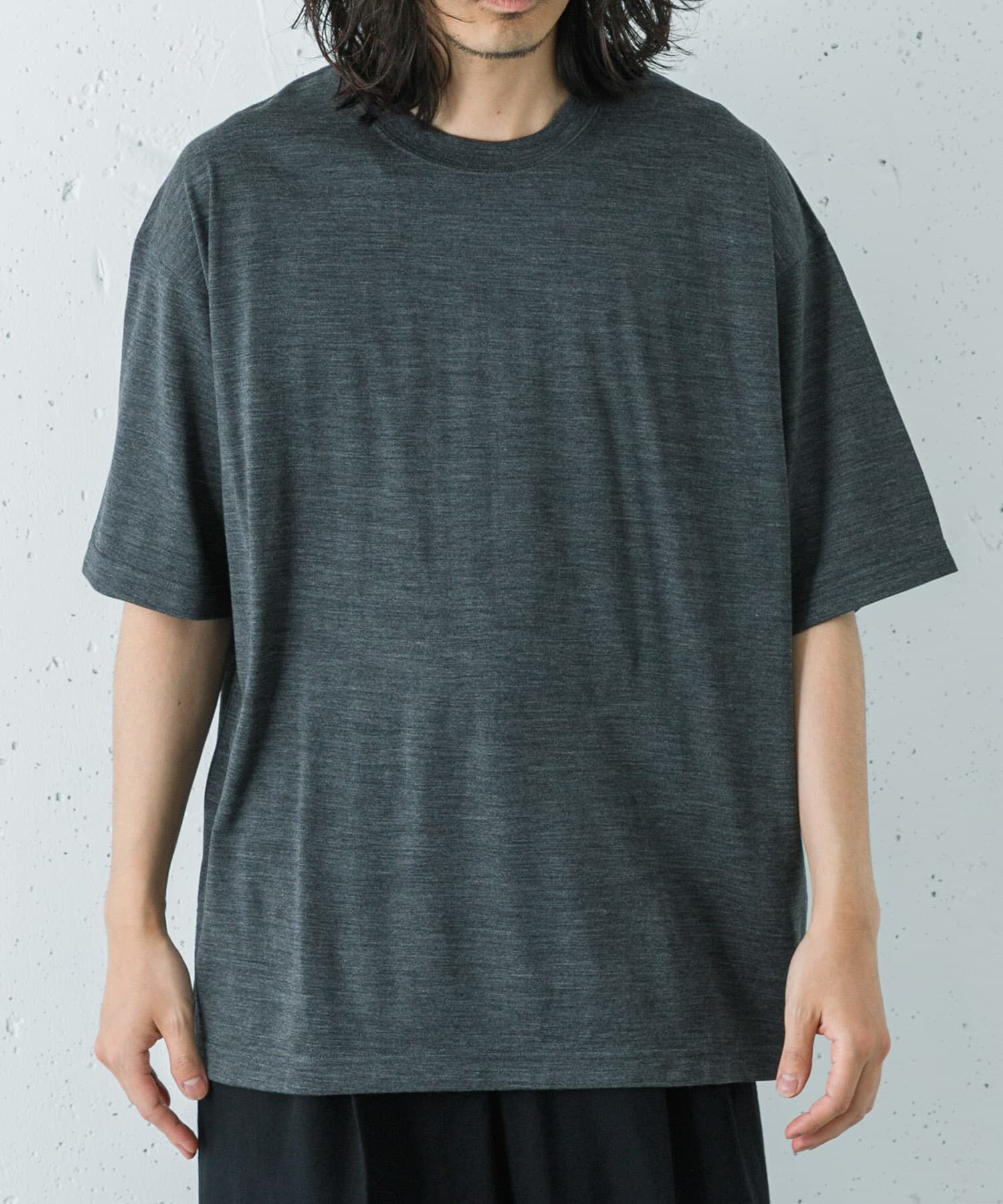 URBAN RESEARCH「『洗濯可』new basic　WASHABLE MERINO WOOL T-SHIRTS」|Tシャツ・カットソー|