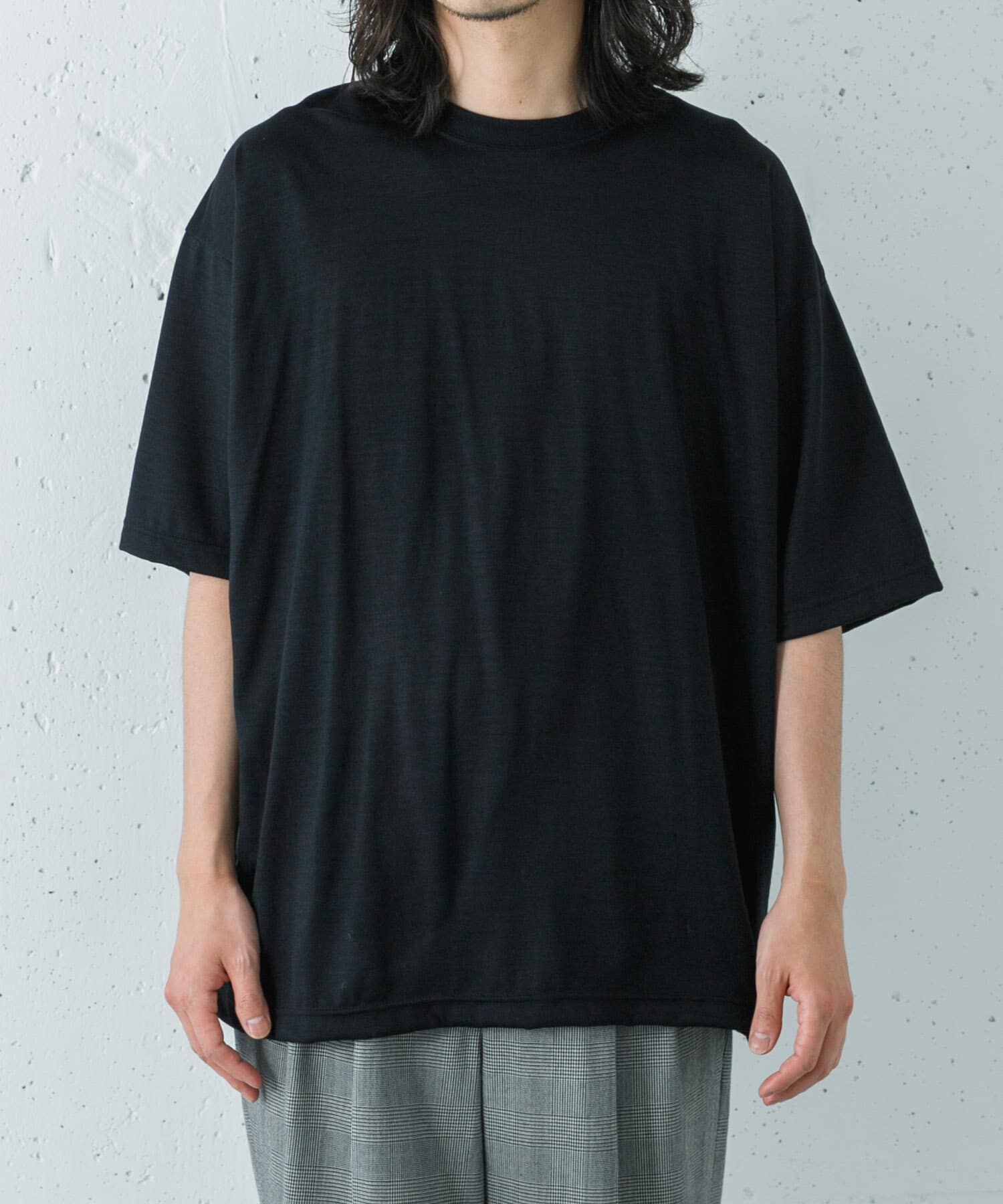URBAN RESEARCH「『洗濯可』new basic　WASHABLE MERINO WOOL T-SHIRTS」|Tシャツ・カットソー|