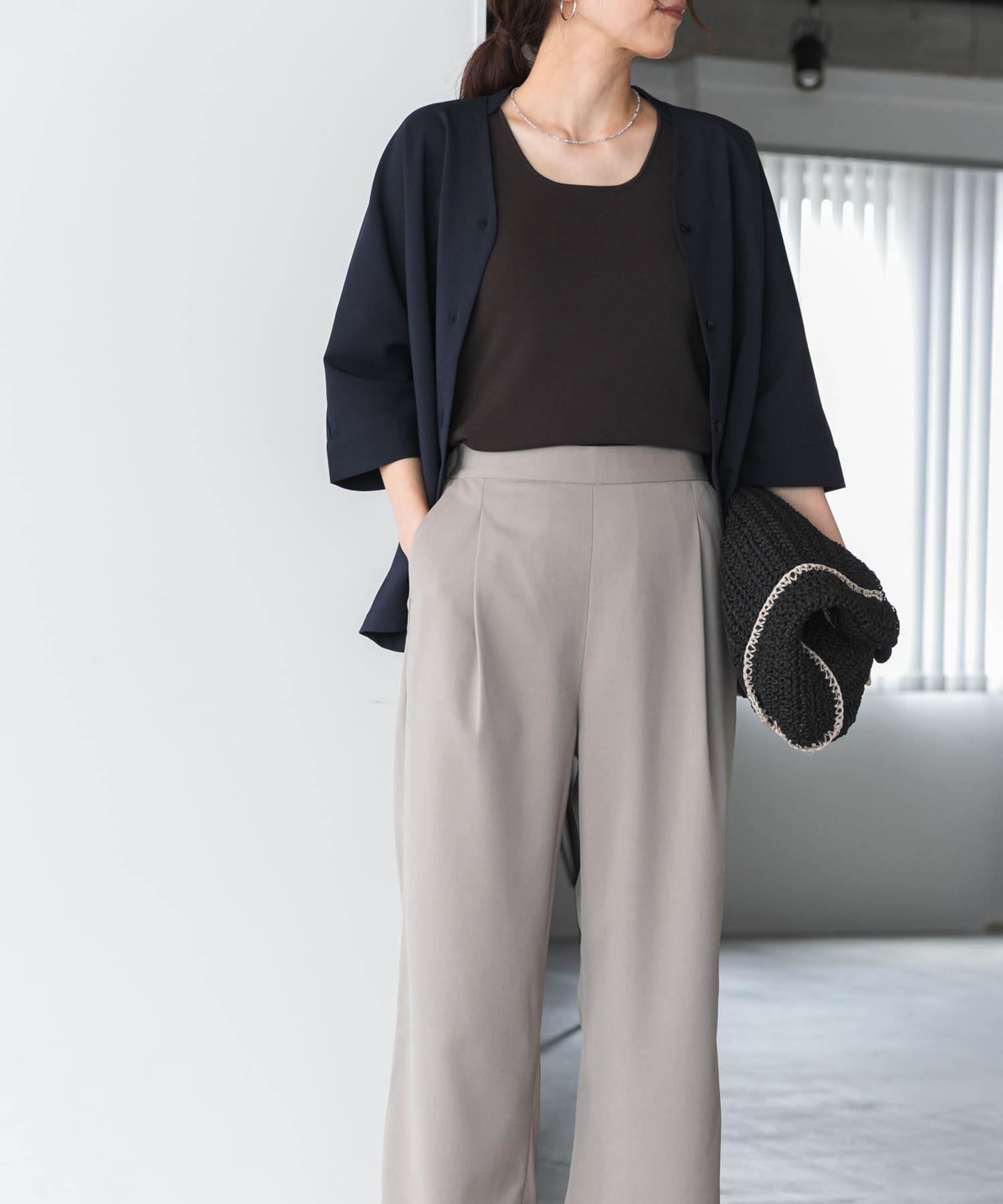 URBAN RESEARCH DOORS「『3サイズ展開』『UR TECH』完声/涼フロントタックEZパンツ」|その他|