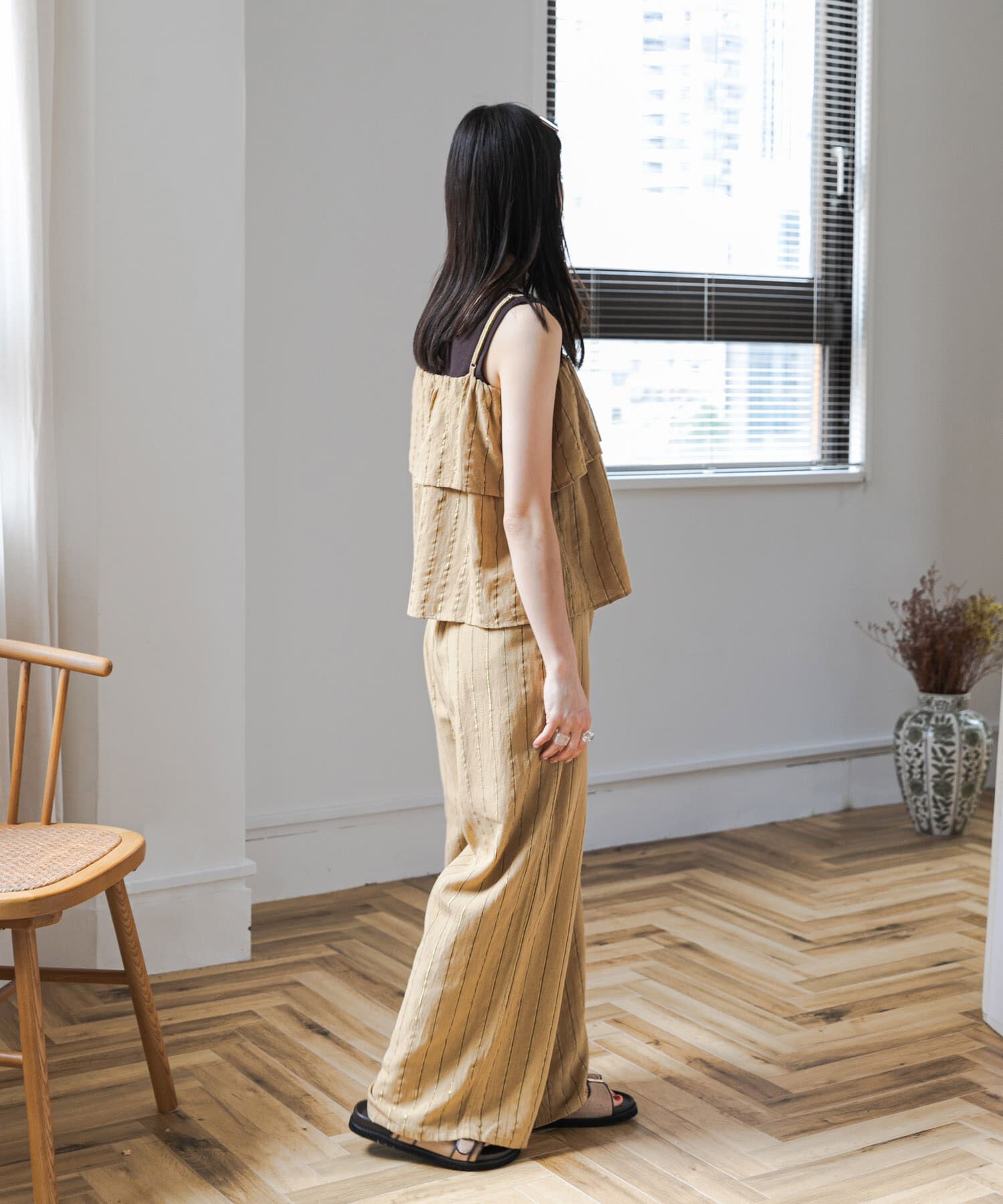 URBAN RESEARCH DOORS「ラメストライプセットアップ」|ワンピース|