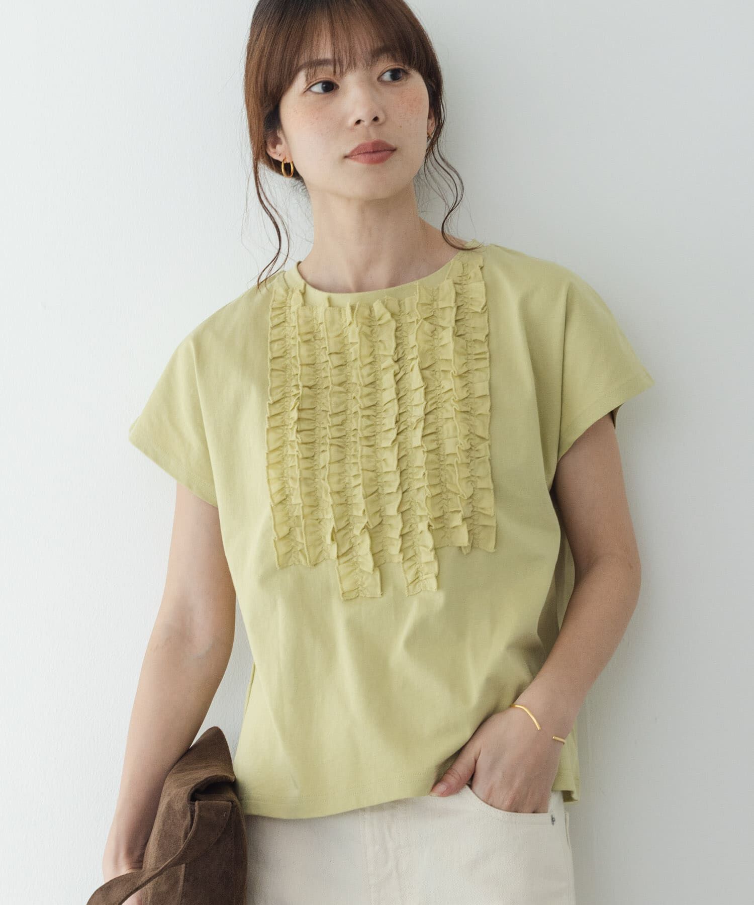 Sonny Label 「フロントフリルプルオーバー」|Tシャツ・カットソー|