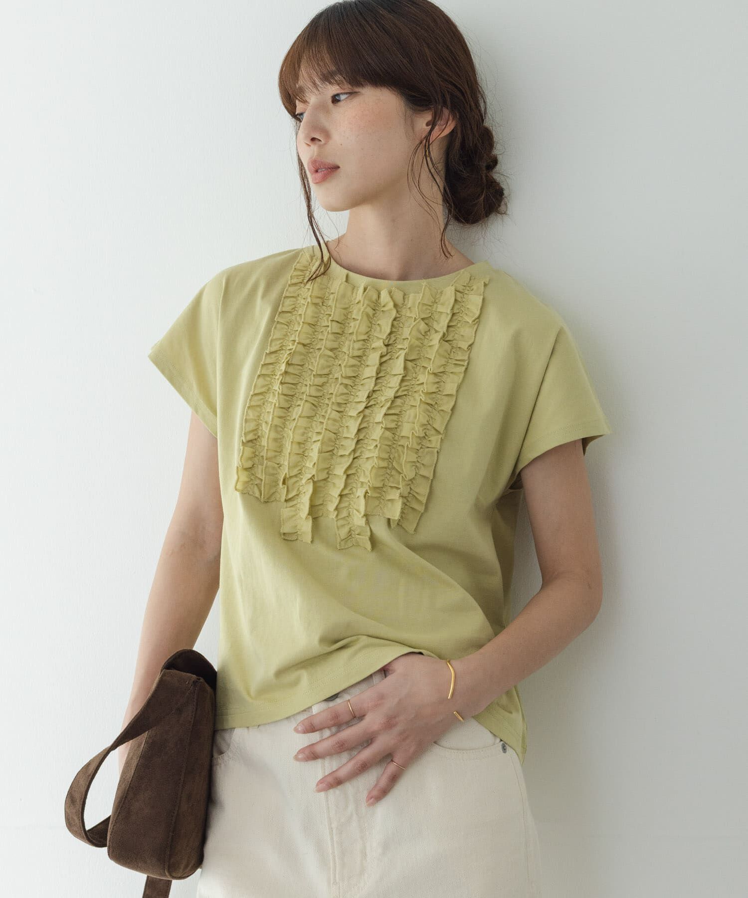 Sonny Label 「フロントフリルプルオーバー」|Tシャツ・カットソー|