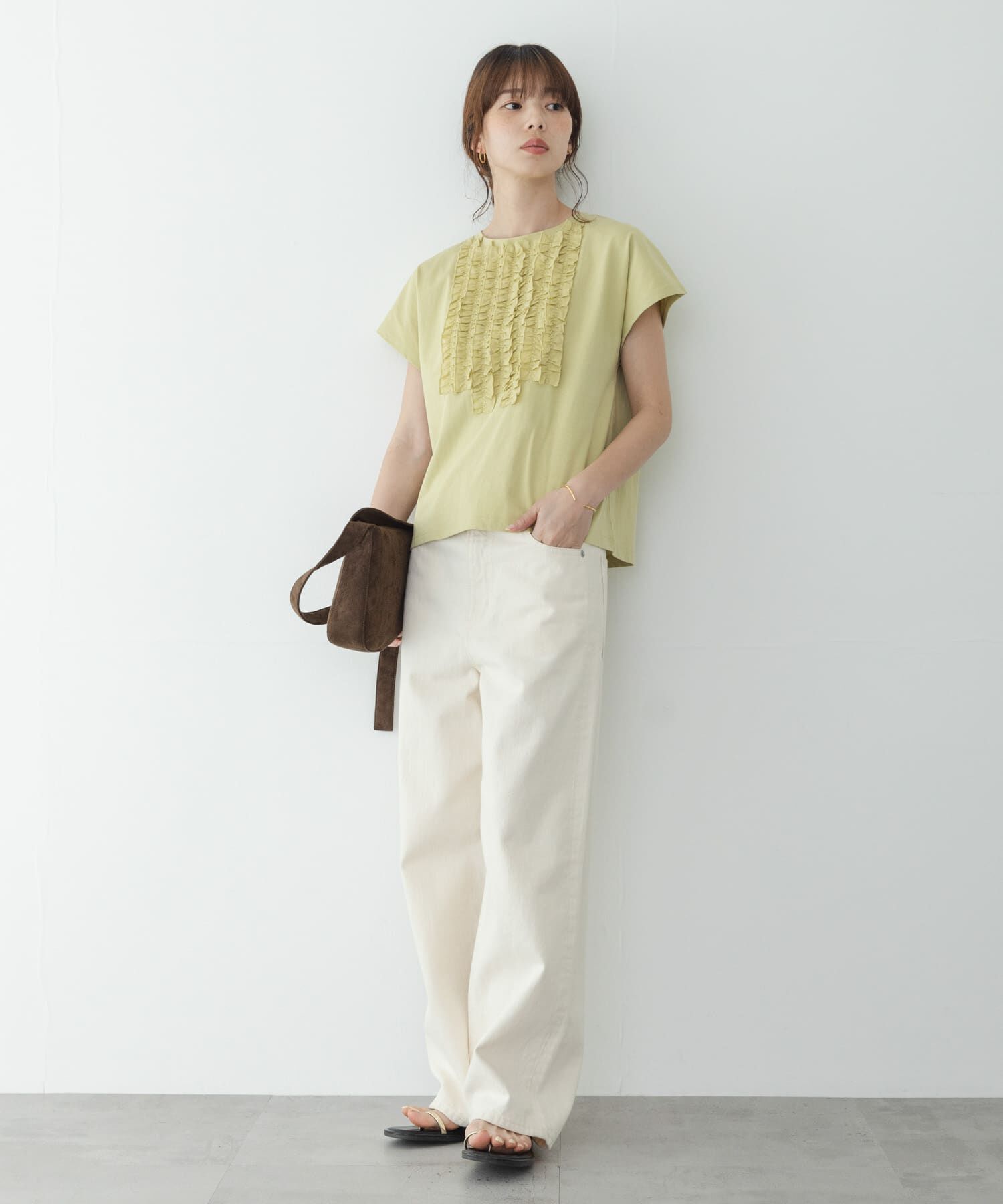 Sonny Label 「フロントフリルプルオーバー」|Tシャツ・カットソー|