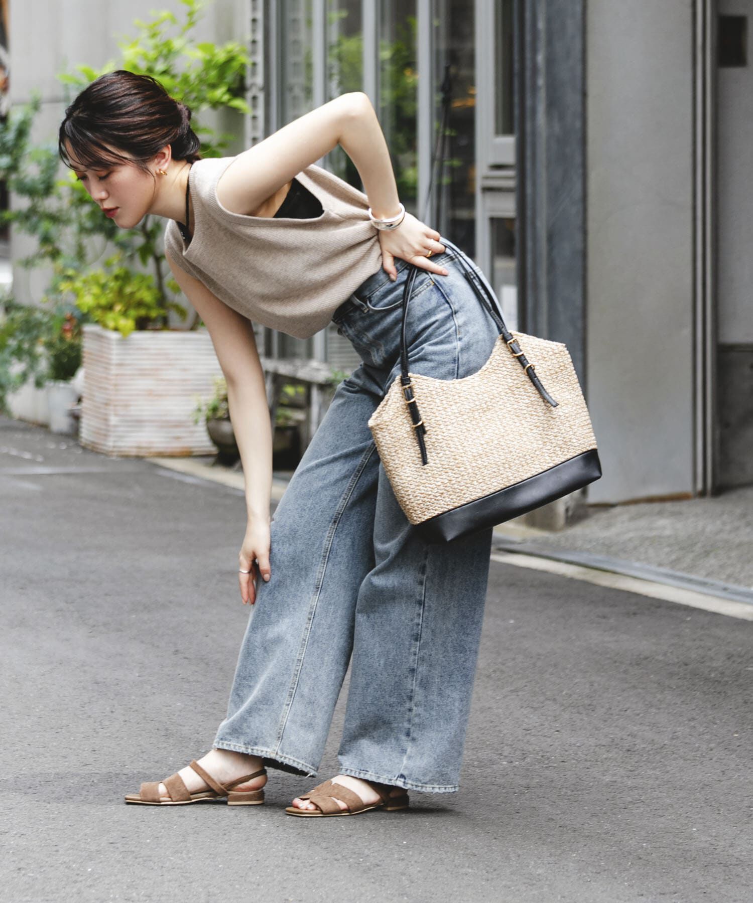 RODE SKO「『雑材』メッシュトートバッグ」|トートバッグ|
