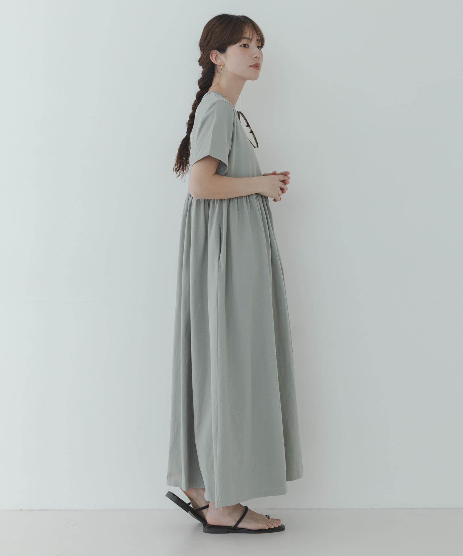 Sonny Label 「『別注』CHAMPION&times;Sonny Label　ギャザーワンピース」|ワンピース|