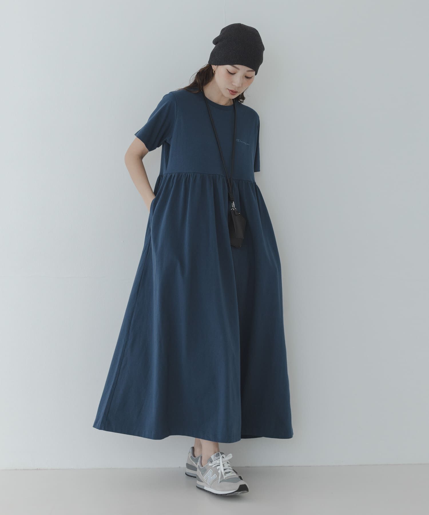 Sonny Label 「『別注』CHAMPION&times;Sonny Label　ギャザーワンピース」|ワンピース|