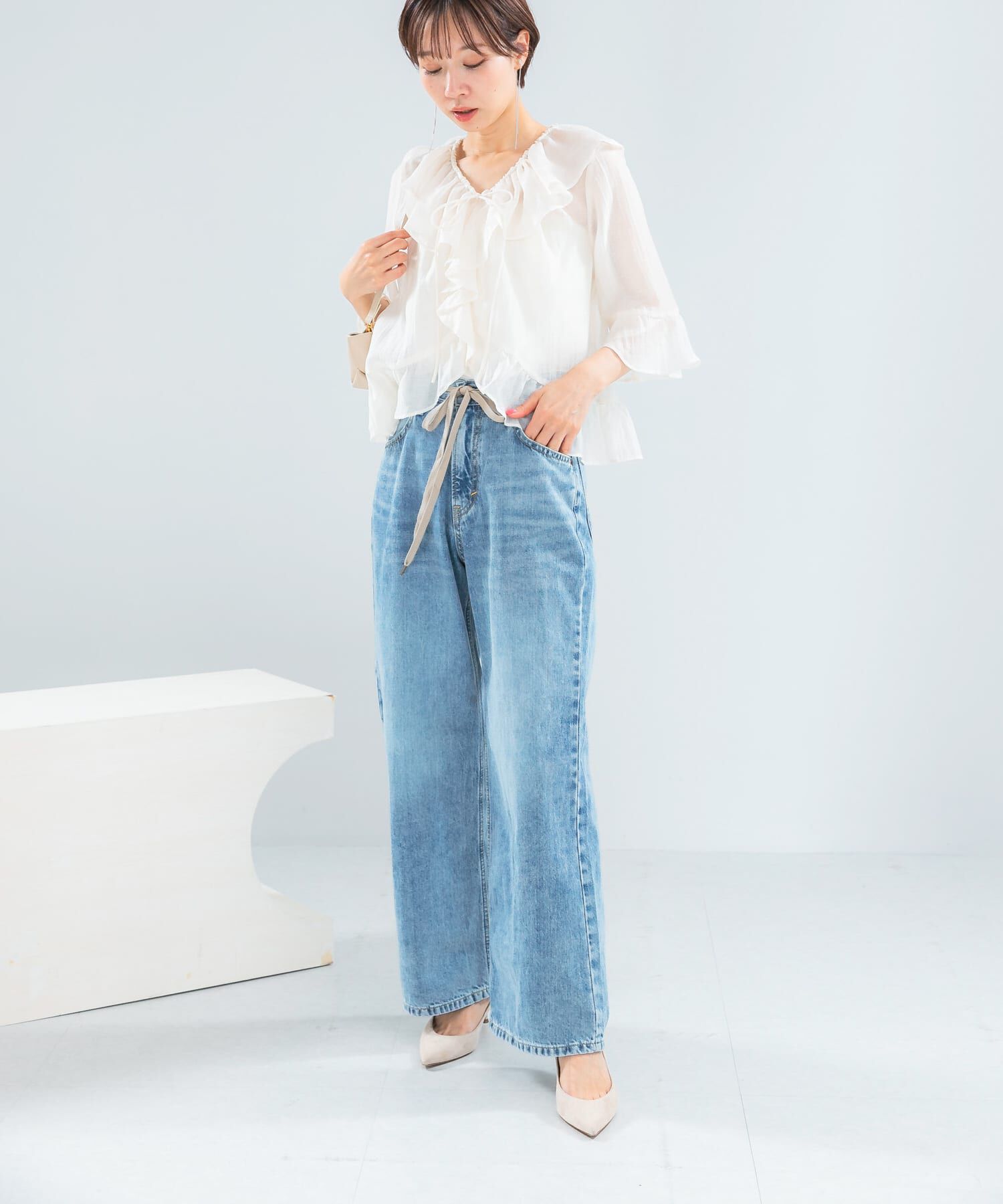 URBAN RESEARCH ROSSO「『別注』Lee&times;ROSSO　STRING DENIM PANTS」|デニム|