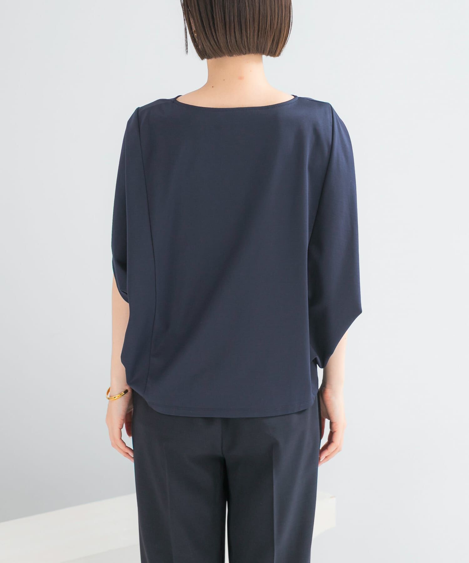URBAN RESEARCH ROSSO「『WEB/一部店舗限定』UVカットクールタッチ5分袖ドルマンプルオーバー」|Tシャツ・カットソー|