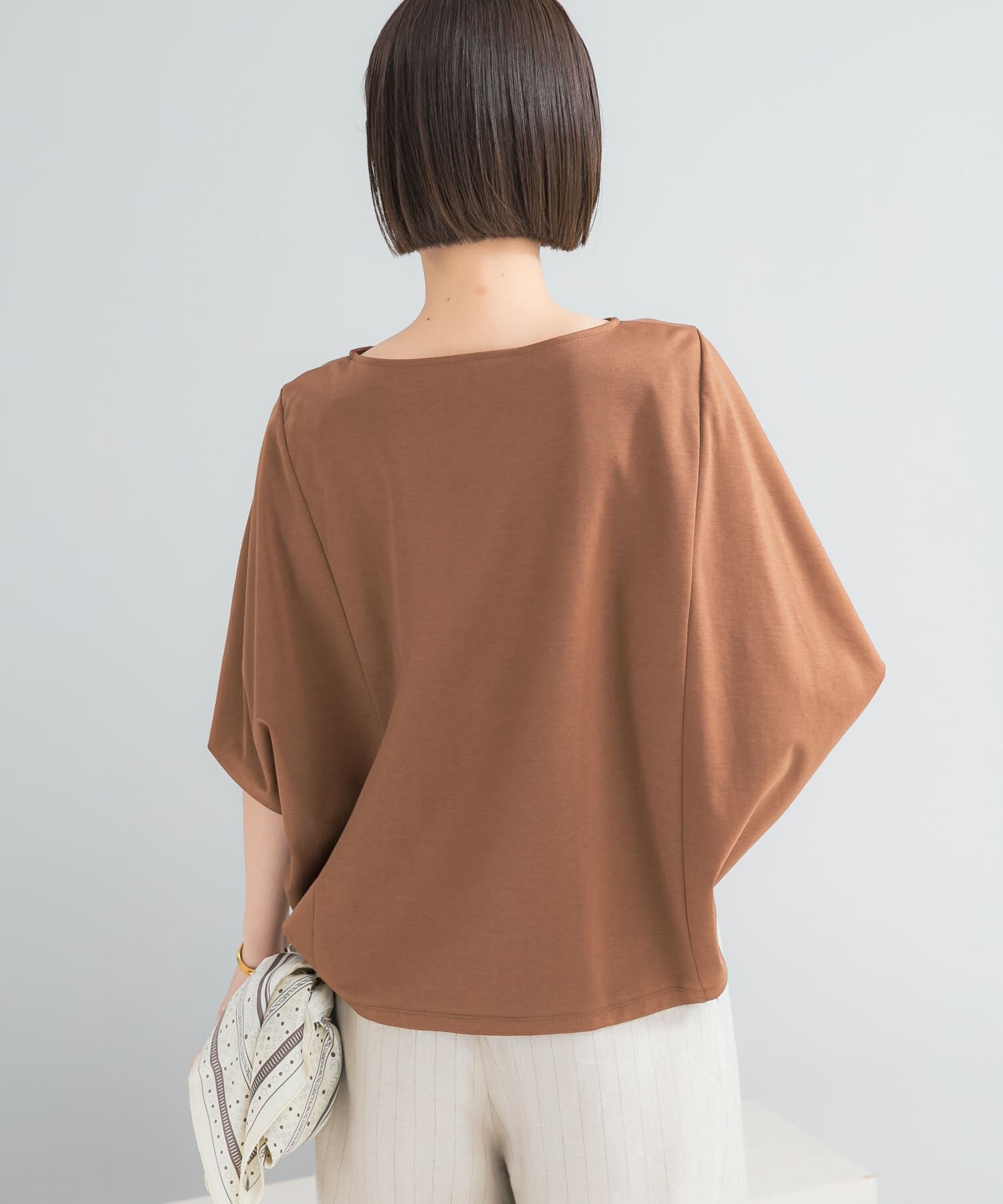 URBAN RESEARCH ROSSO「『WEB/一部店舗限定』UVカットクールタッチ5分袖ドルマンプルオーバー」|Tシャツ・カットソー|