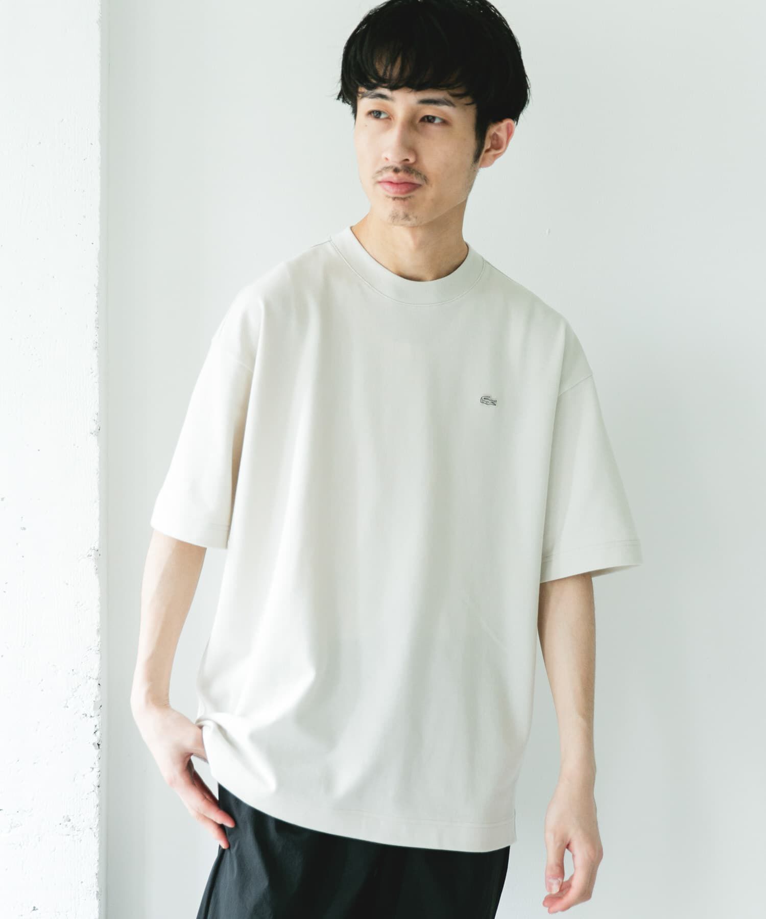 URBAN RESEARCH DOORS「『別注』LACOSTE&times;DOORS　MOSS STITCH SHORT-SLEEVE T-SHIRTS」|Tシャツ・カットソー|