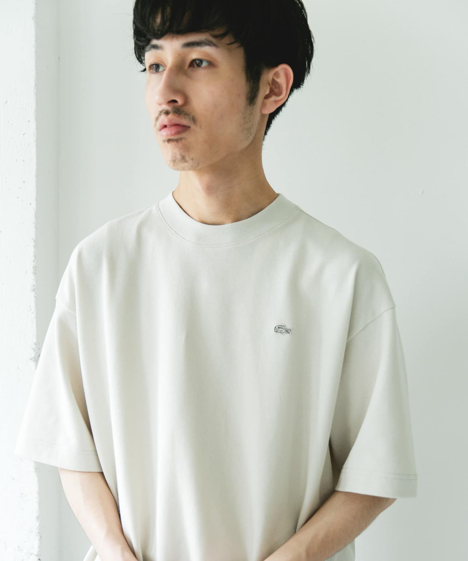 URBAN RESEARCH DOORS「『別注』LACOSTE&times;DOORS　MOSS STITCH SHORT-SLEEVE T-SHIRTS」|Tシャツ・カットソー|