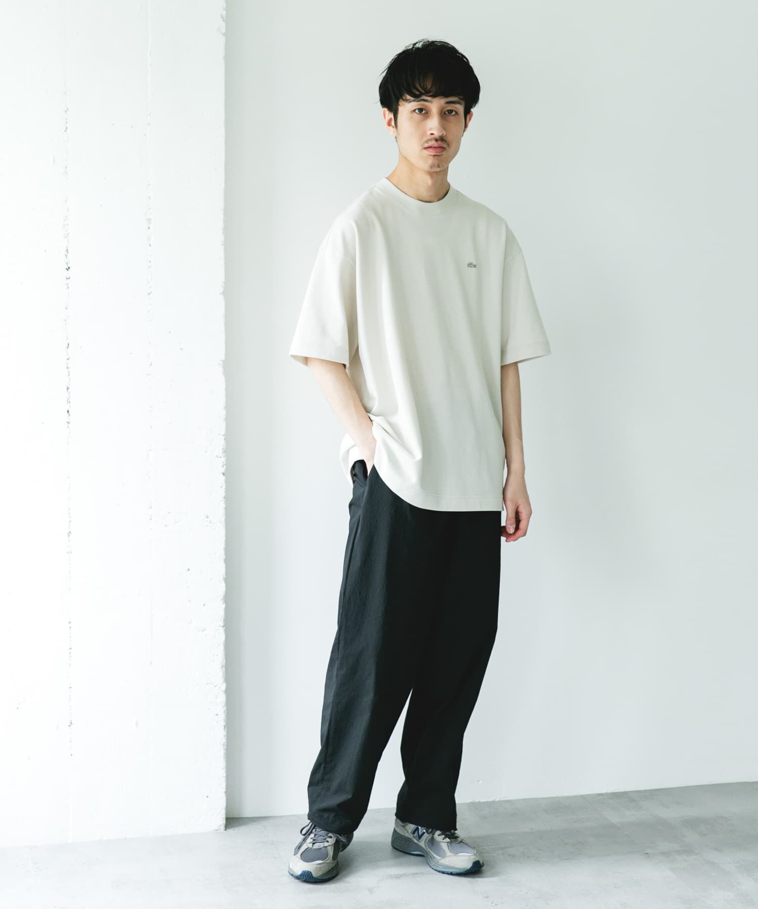 URBAN RESEARCH DOORS「『別注』LACOSTE&times;DOORS　MOSS STITCH SHORT-SLEEVE T-SHIRTS」|Tシャツ・カットソー|