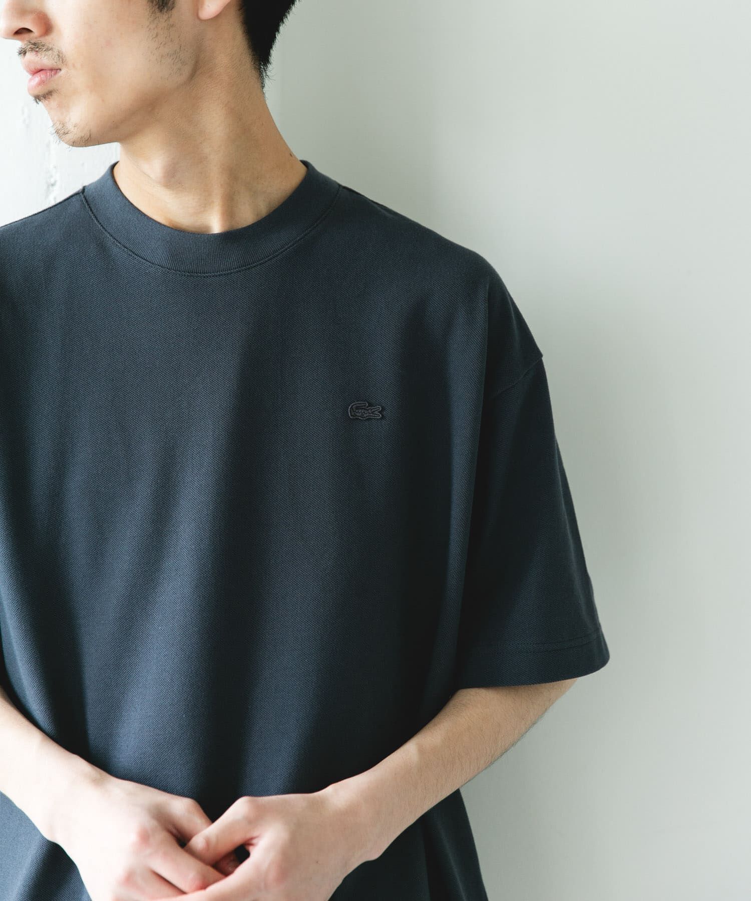 URBAN RESEARCH DOORS「『別注』LACOSTE&times;DOORS　MOSS STITCH SHORT-SLEEVE T-SHIRTS」|Tシャツ・カットソー|