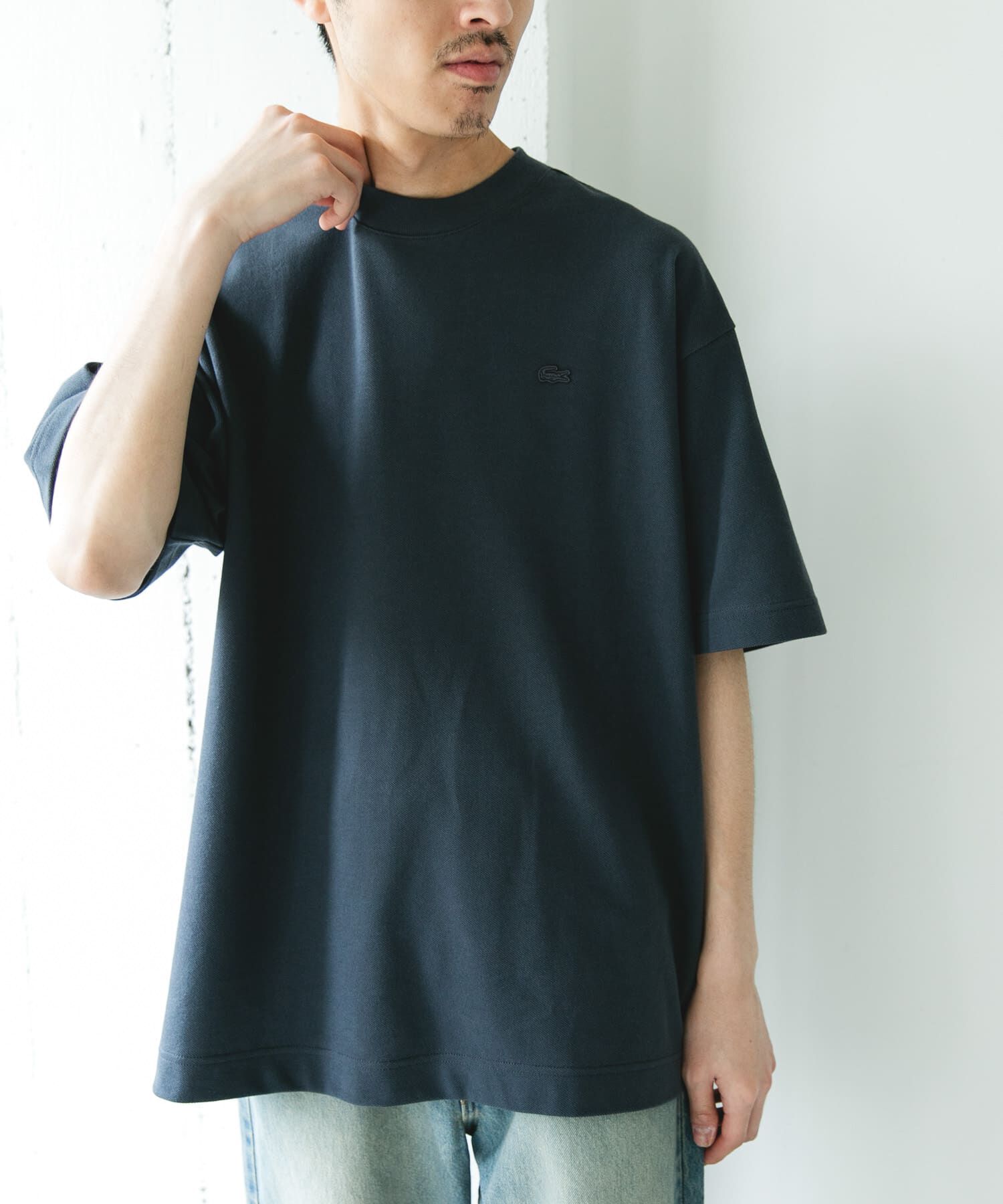 URBAN RESEARCH DOORS「『別注』LACOSTE&times;DOORS　MOSS STITCH SHORT-SLEEVE T-SHIRTS」|Tシャツ・カットソー|