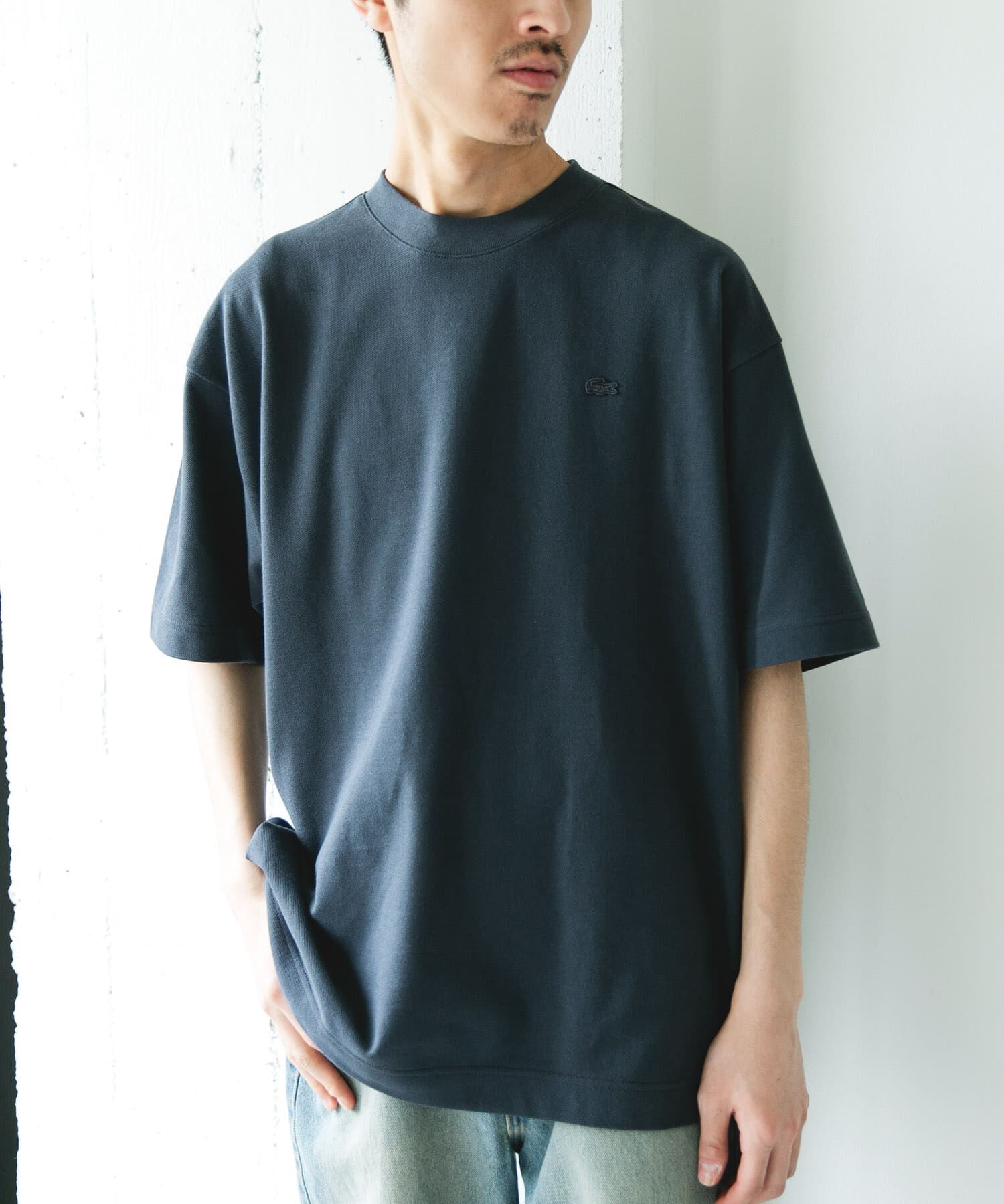 URBAN RESEARCH DOORS「『別注』LACOSTE&times;DOORS　MOSS STITCH SHORT-SLEEVE T-SHIRTS」|Tシャツ・カットソー|