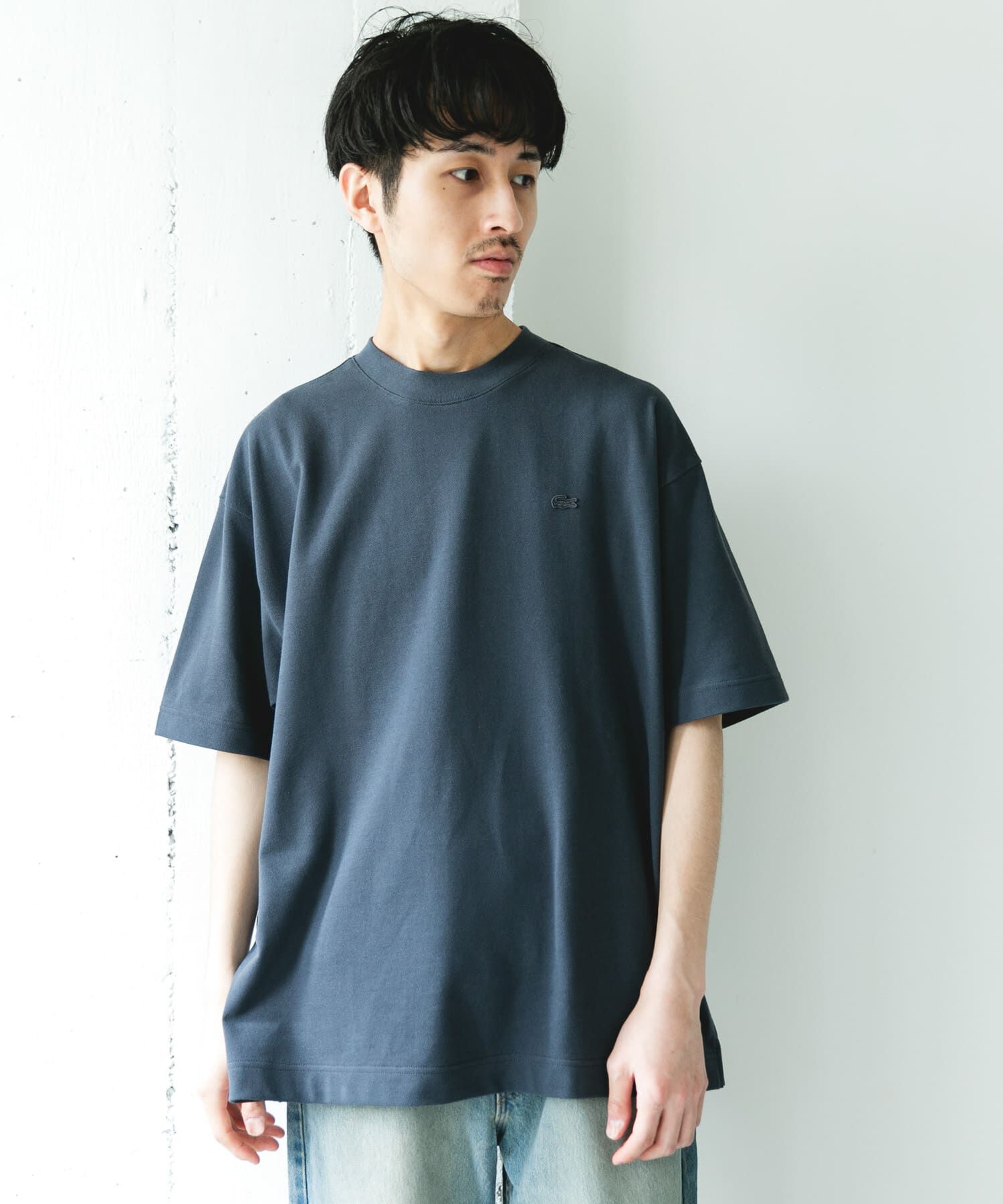 URBAN RESEARCH DOORS「『別注』LACOSTE&times;DOORS　MOSS STITCH SHORT-SLEEVE T-SHIRTS」|Tシャツ・カットソー|