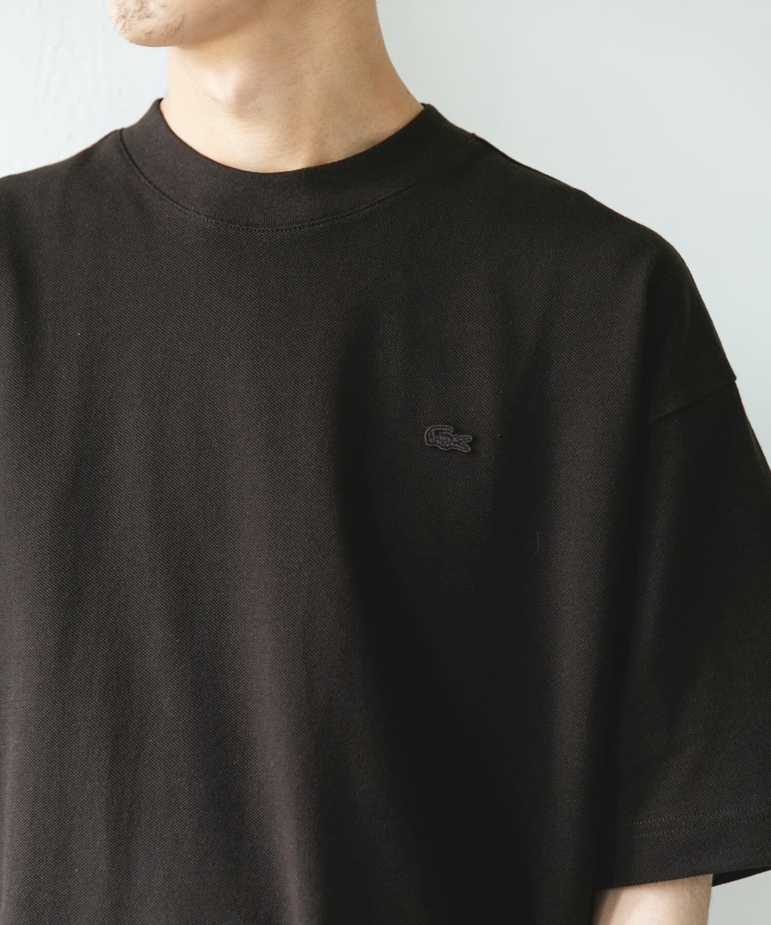 URBAN RESEARCH DOORS「『別注』LACOSTE&times;DOORS　MOSS STITCH SHORT-SLEEVE T-SHIRTS」|Tシャツ・カットソー|