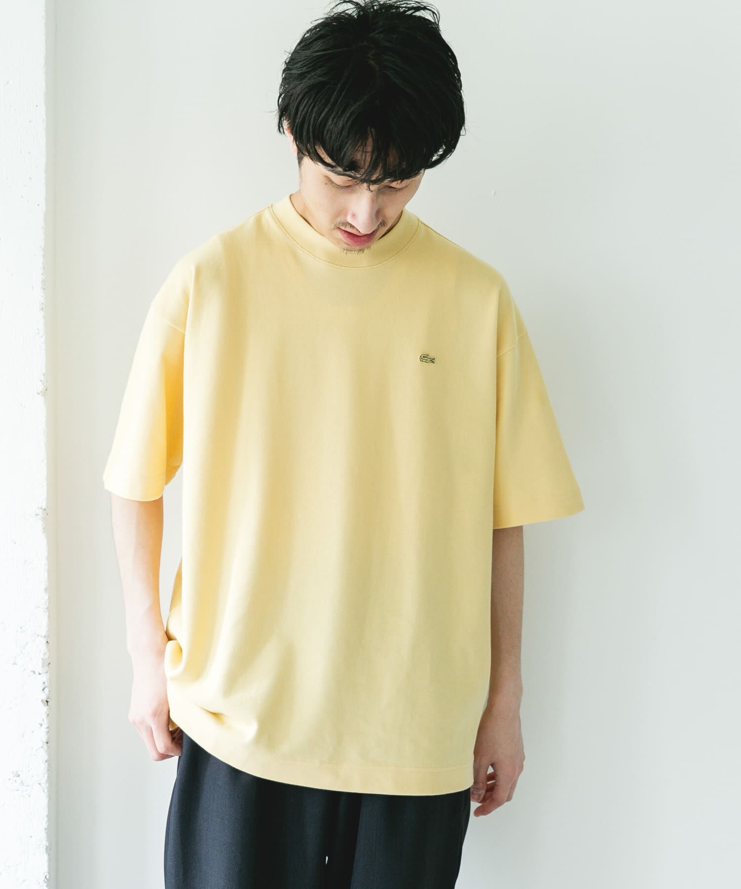 URBAN RESEARCH DOORS「『別注』LACOSTE&times;DOORS　MOSS STITCH SHORT-SLEEVE T-SHIRTS」|Tシャツ・カットソー|