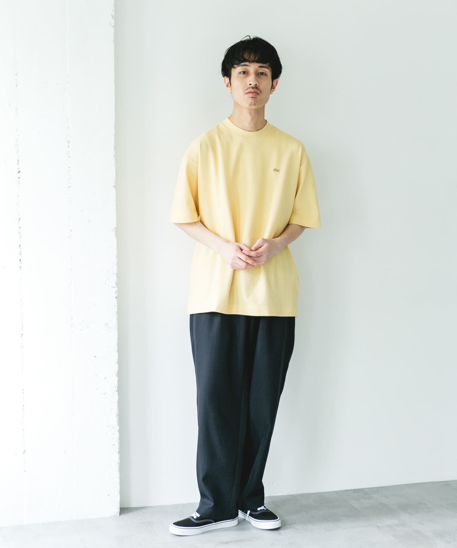 URBAN RESEARCH DOORS「『別注』LACOSTE&times;DOORS　MOSS STITCH SHORT-SLEEVE T-SHIRTS」|Tシャツ・カットソー|