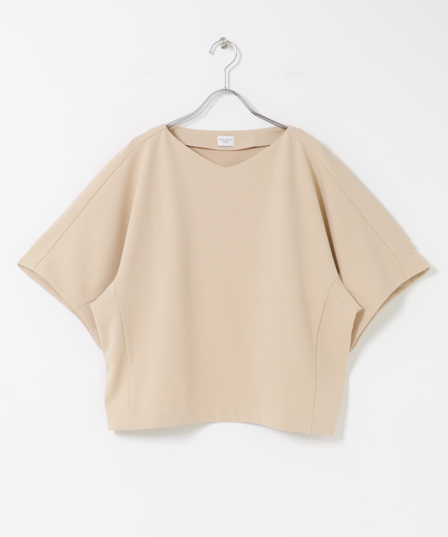 URBAN RESEARCH DOORS「カットジョーゼットVネックプルオーバー」|Tシャツ・カットソー|