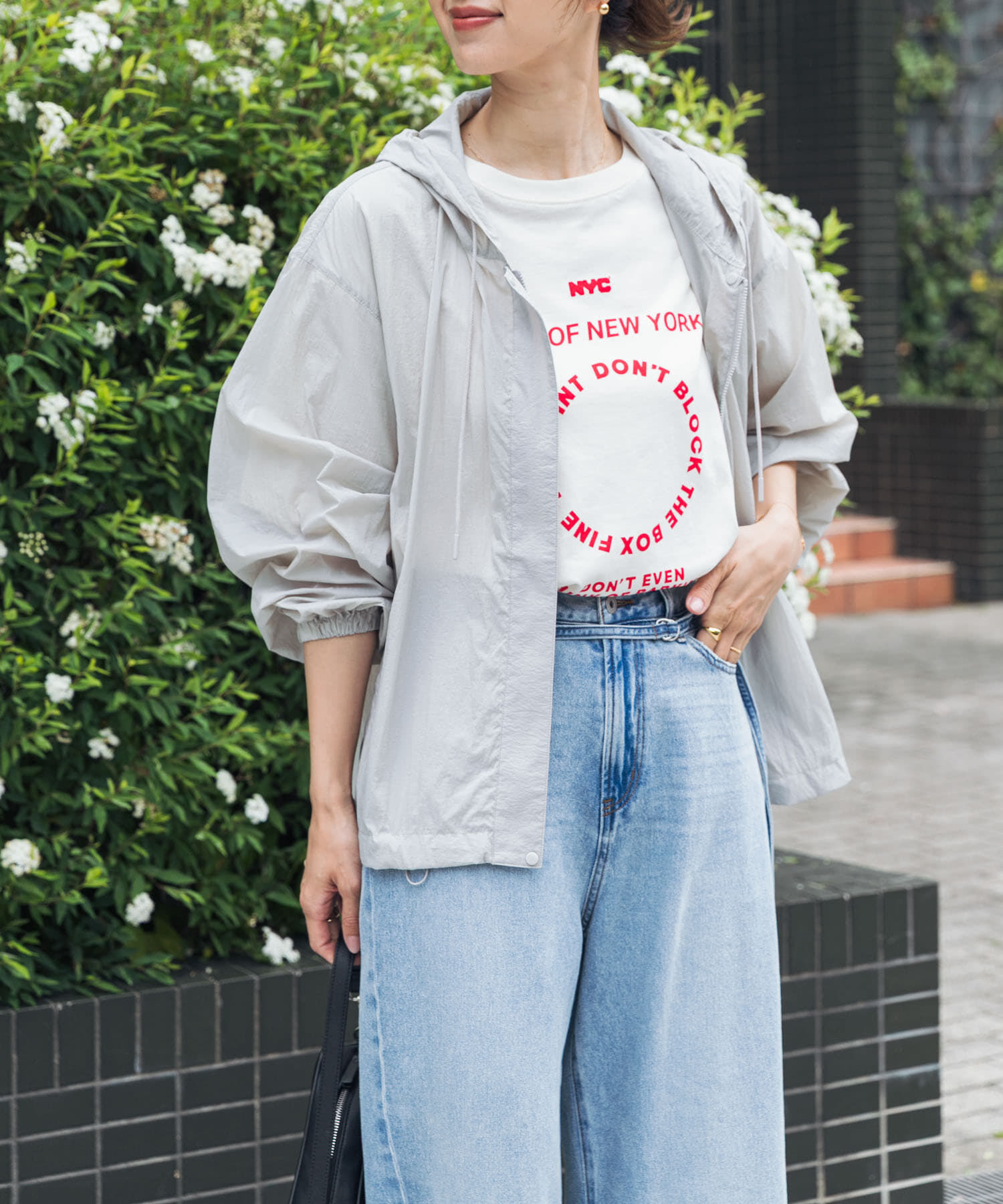 URBAN RESEARCH DOORS「『UR TECH』ポケッタブル撥水フレアパーカー」|その他|