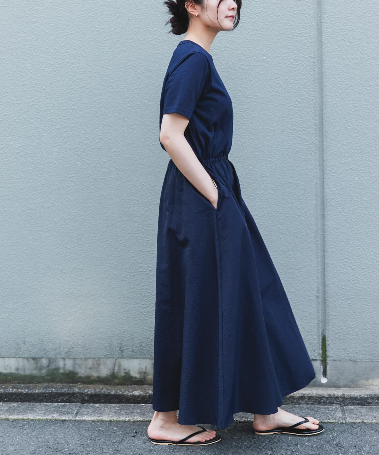 URBAN RESEARCH DOORS「FORK&SPOON　ドッキングワンピース」|その他|ネイビー