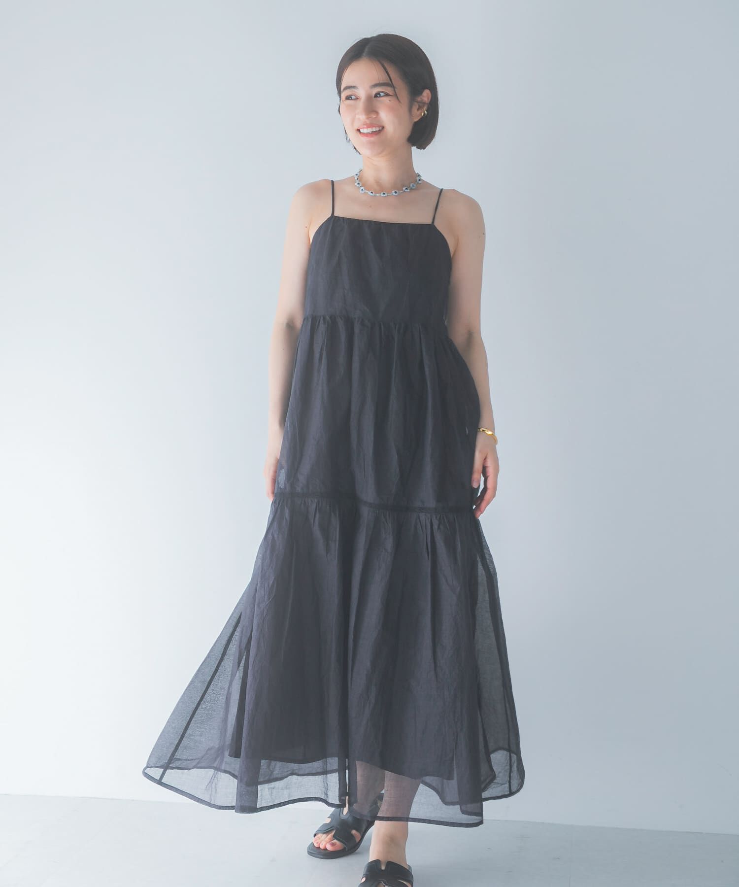 URBAN RESEARCH ROSSO「MARILYN MOON　SHEER TIERED DRESS」|その他|