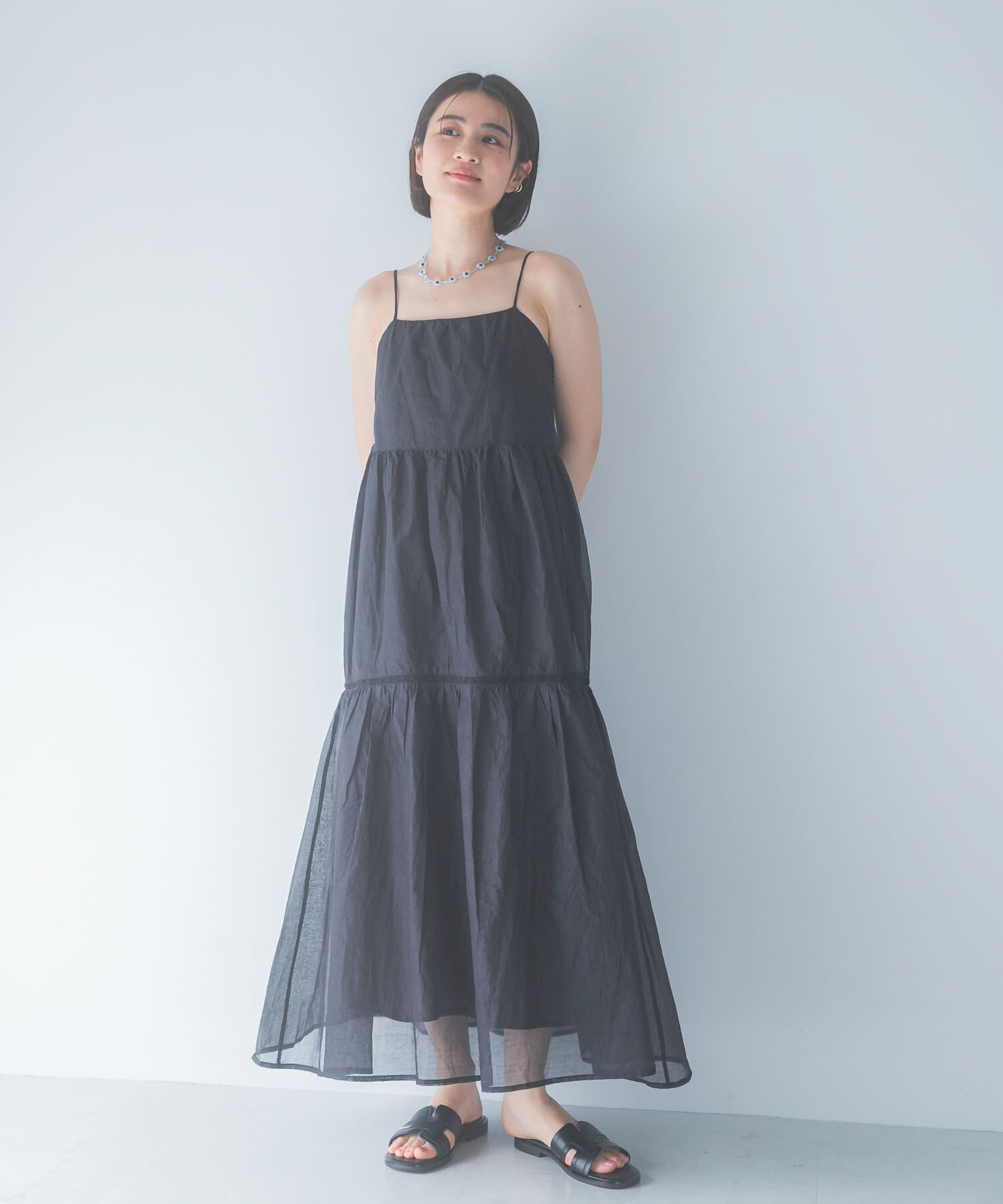 URBAN RESEARCH ROSSO「MARILYN MOON　SHEER TIERED DRESS」|その他|