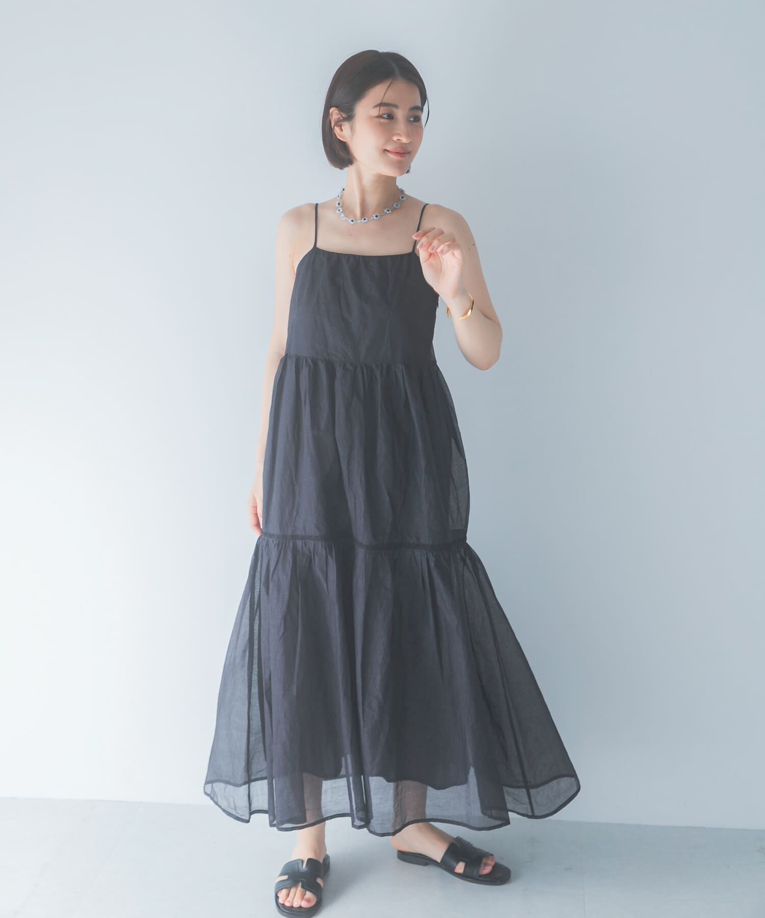 URBAN RESEARCH ROSSO「MARILYN MOON　SHEER TIERED DRESS」|その他|