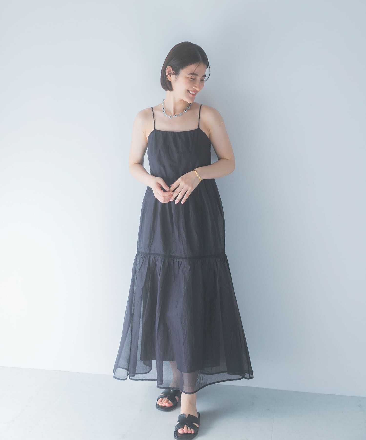URBAN RESEARCH ROSSO「MARILYN MOON　SHEER TIERED DRESS」|その他|