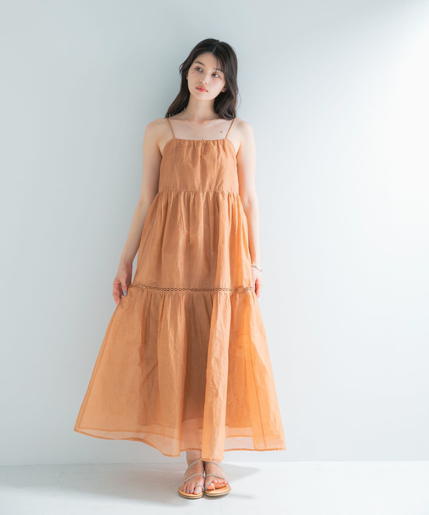 URBAN RESEARCH ROSSO「MARILYN MOON　SHEER TIERED DRESS」|その他|