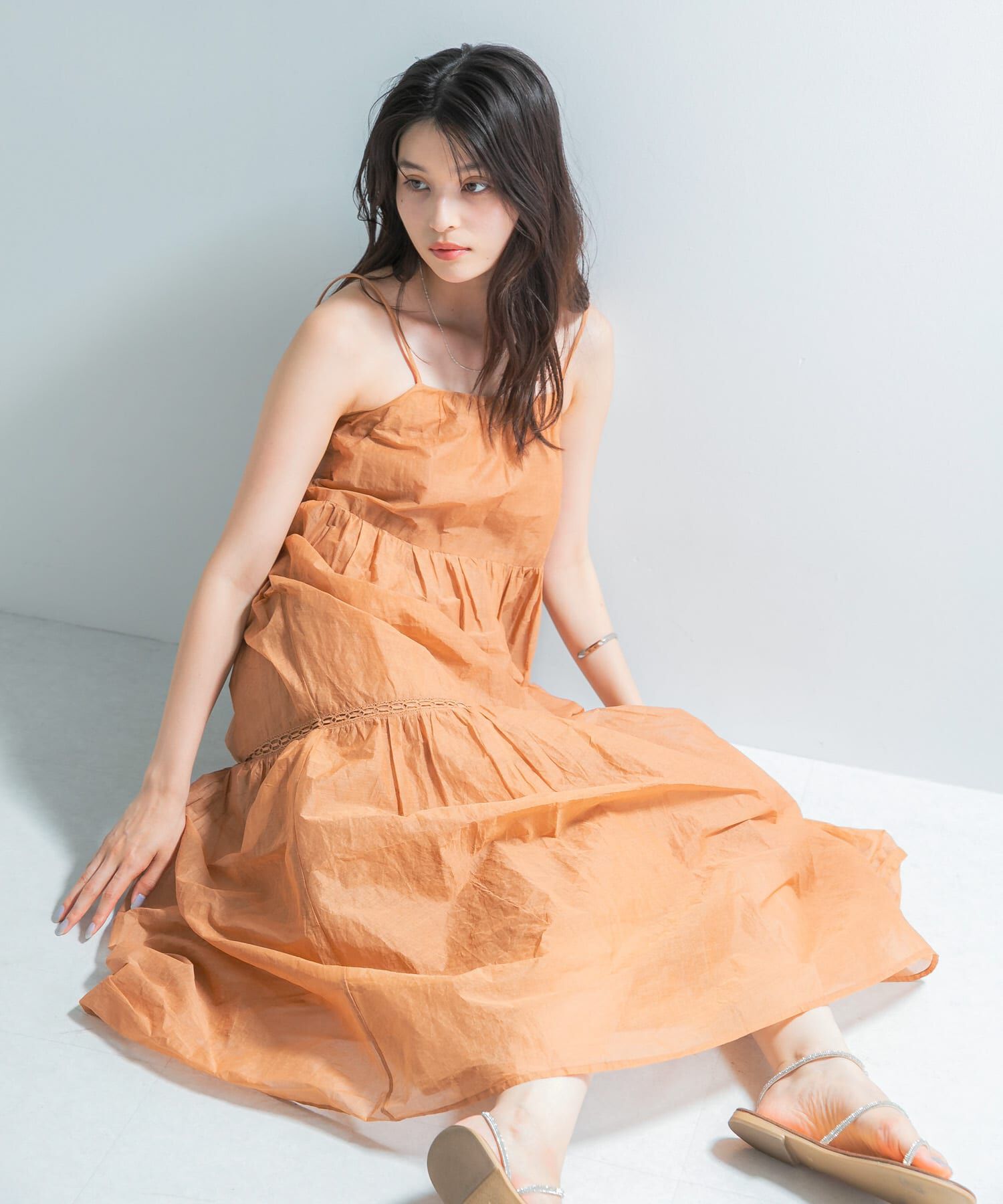 URBAN RESEARCH ROSSO「MARILYN MOON　SHEER TIERED DRESS」|その他|