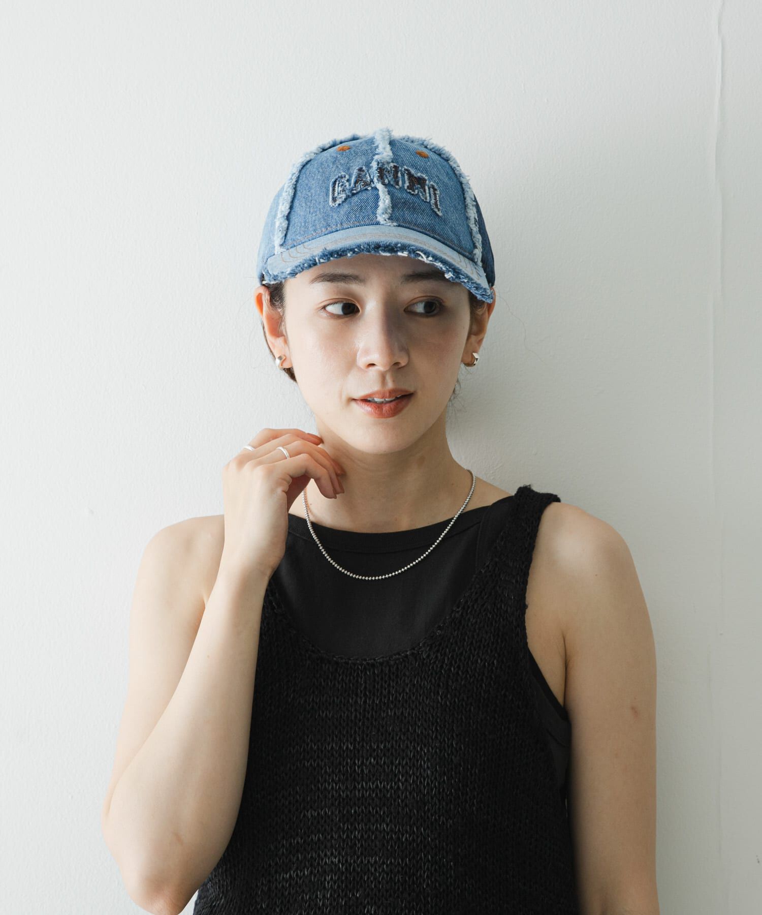 URBAN RESEARCH「GANNI　DENIM PATCHWORK CAP」|キャップ・キャスケット|