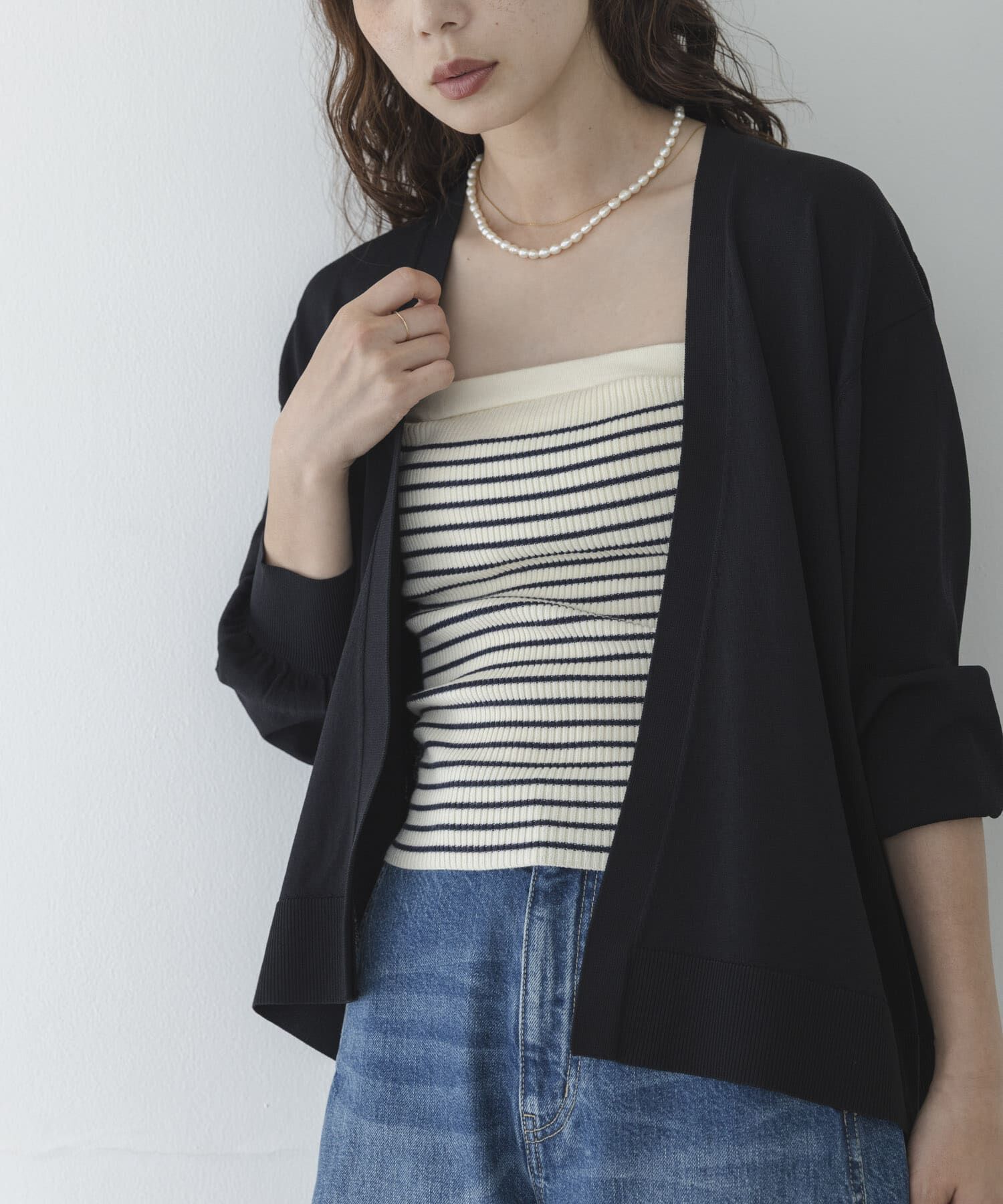 Sonny Label 「『WEB限定』アイスサマーUVカットニットカーディガン」|カーディガン|
