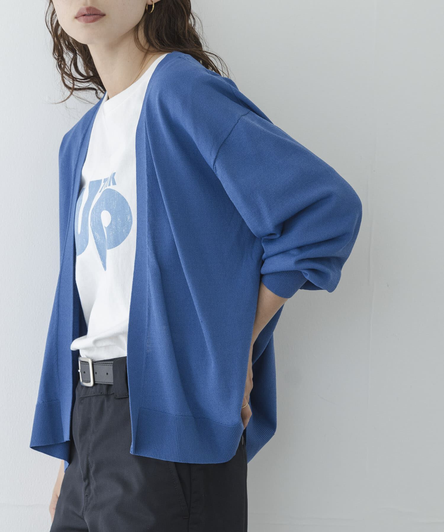 Sonny Label 「『WEB限定』アイスサマーUVカットニットカーディガン」|カーディガン|ブルー