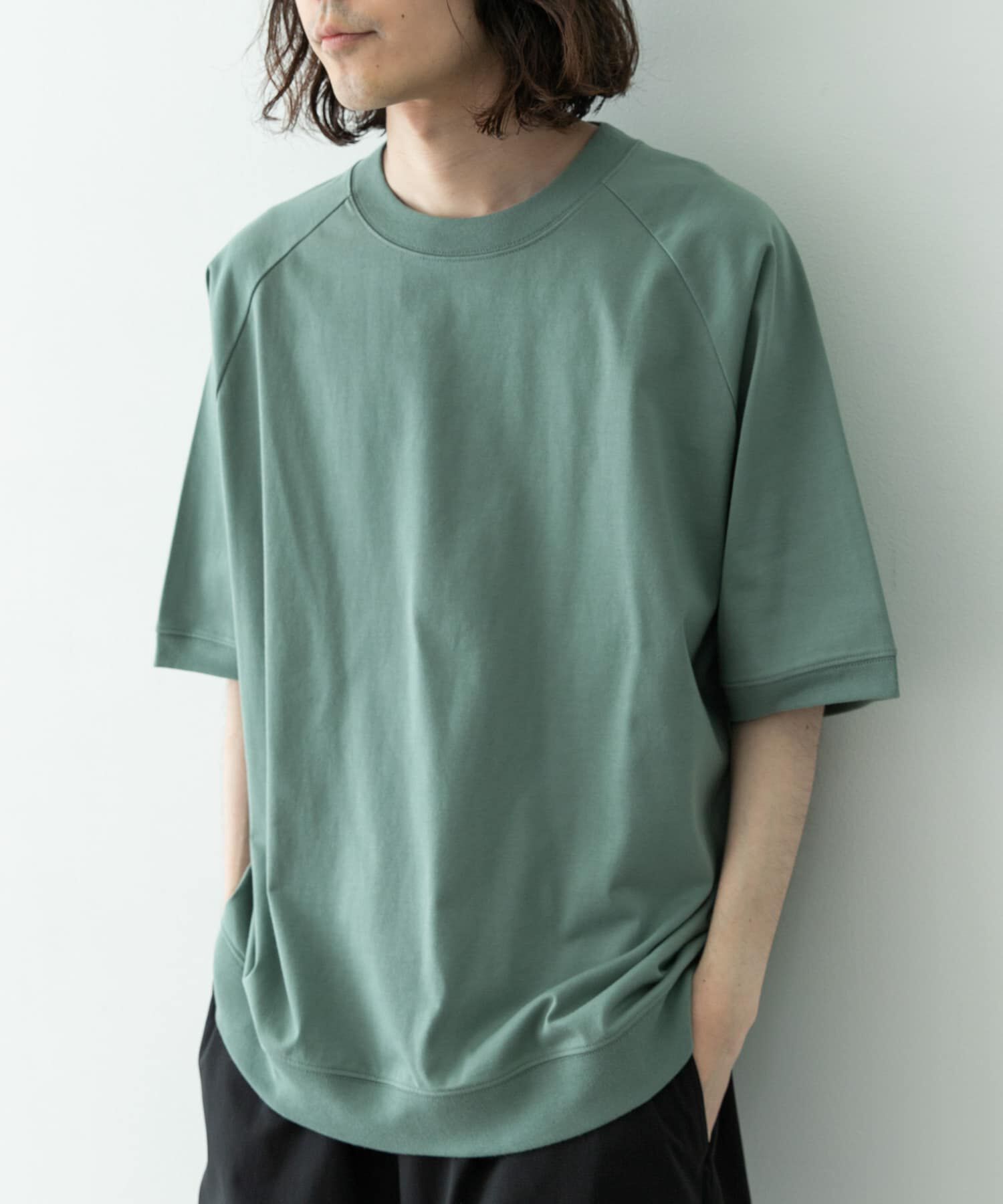 Sonny Label 「『接触冷感』『速乾』ハイスペラグランショートスリーブTシャツ」|Tシャツ・カットソー|