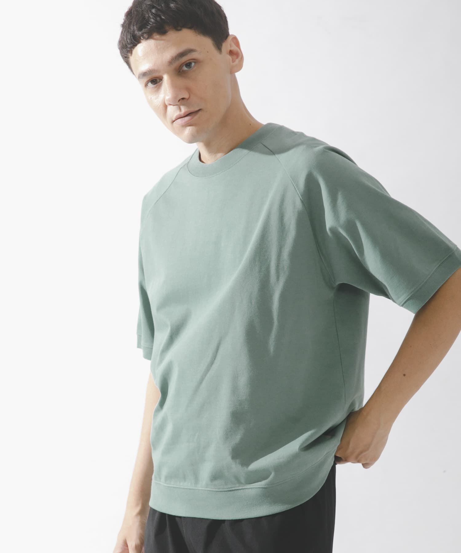 Sonny Label 「『接触冷感』『速乾』ハイスペラグランショートスリーブTシャツ」|Tシャツ・カットソー|