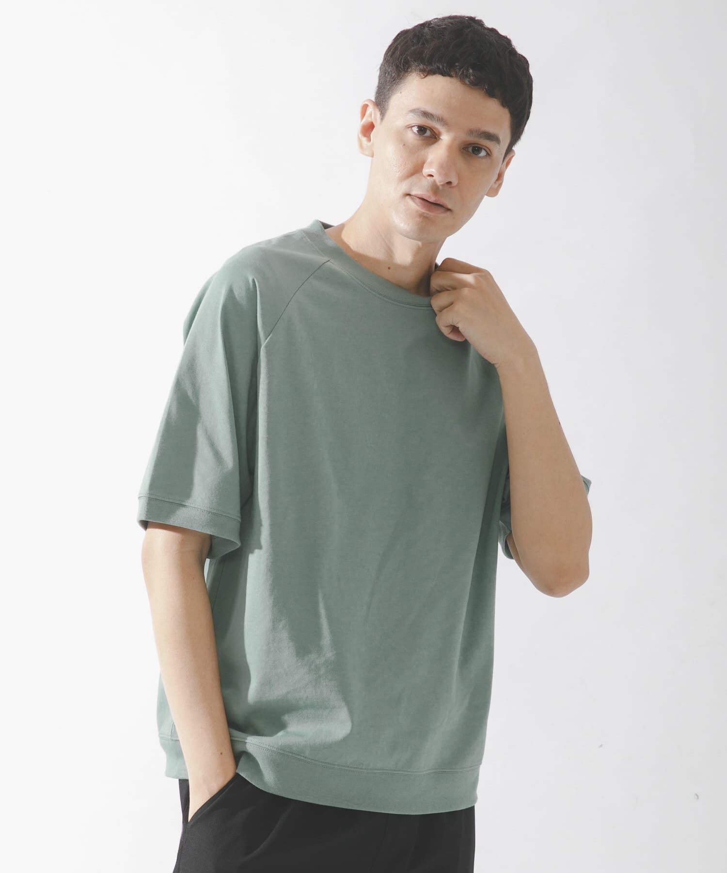 Sonny Label 「『接触冷感』『速乾』ハイスペラグランショートスリーブTシャツ」|Tシャツ・カットソー|