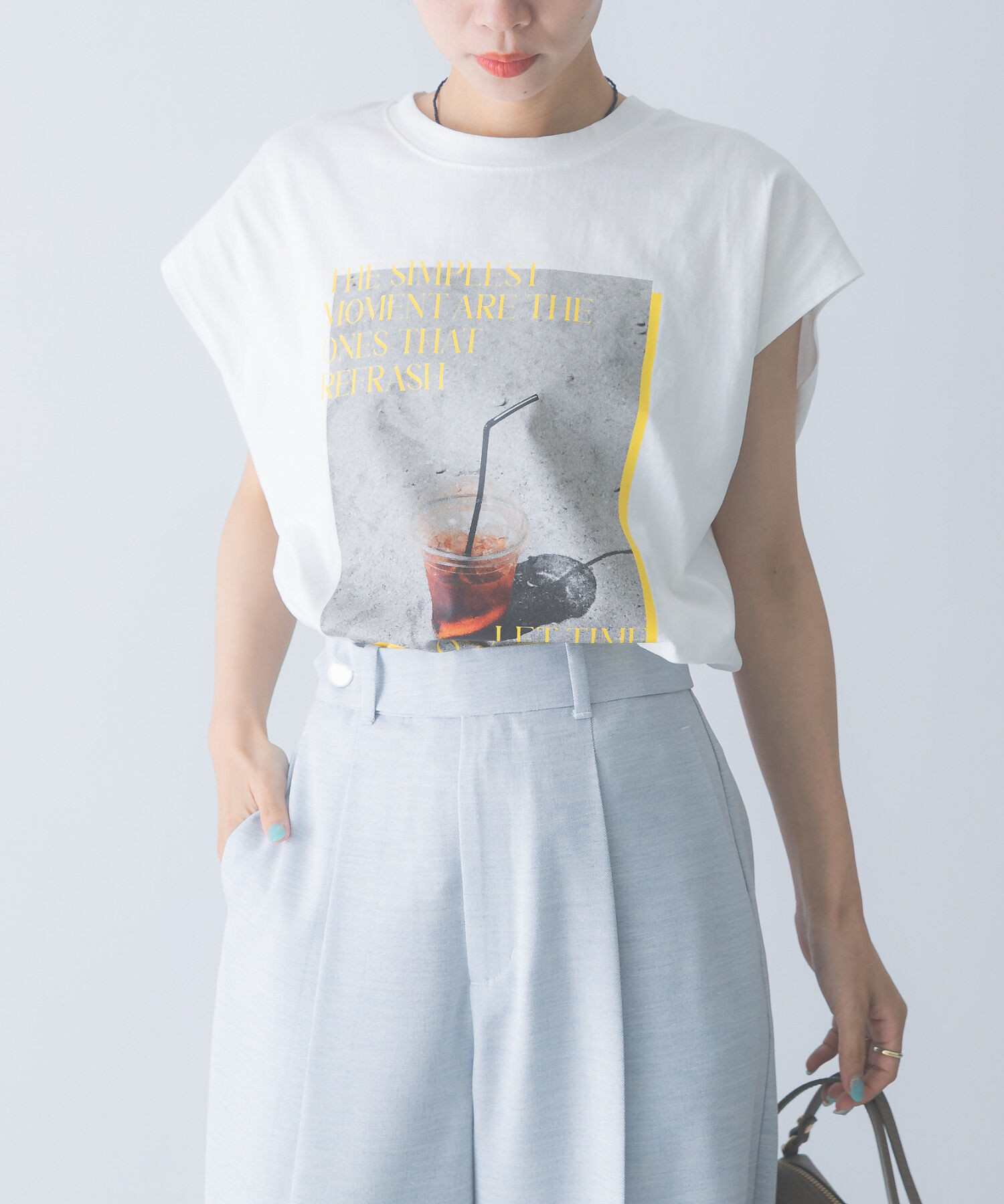 URBAN RESEARCH ROSSO「CHIGNON　PHOTOプリントフレンチ」|Tシャツ・カットソー|