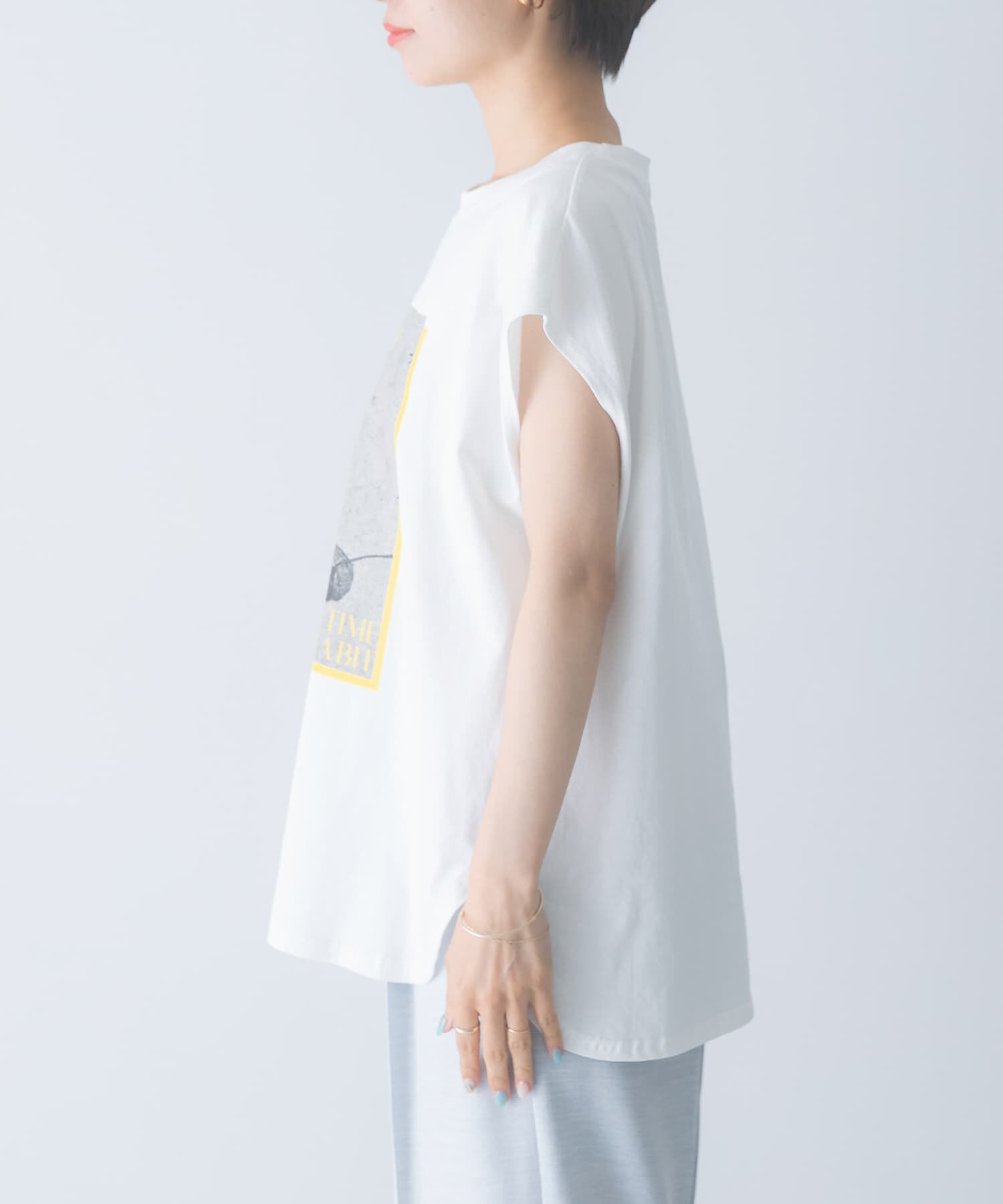 URBAN RESEARCH ROSSO「CHIGNON　PHOTOプリントフレンチ」|Tシャツ・カットソー|