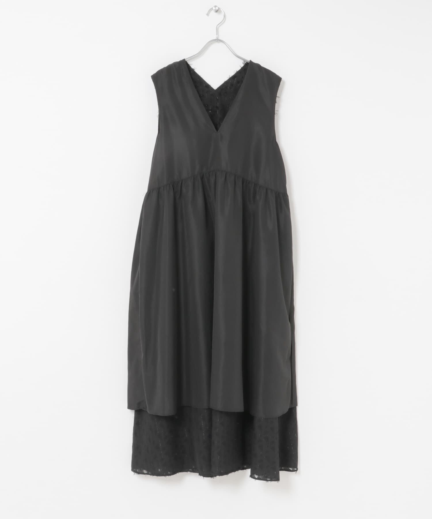 URBAN RESEARCH ROSSO「カットジャガードVネックワンピース」|ワンピース|