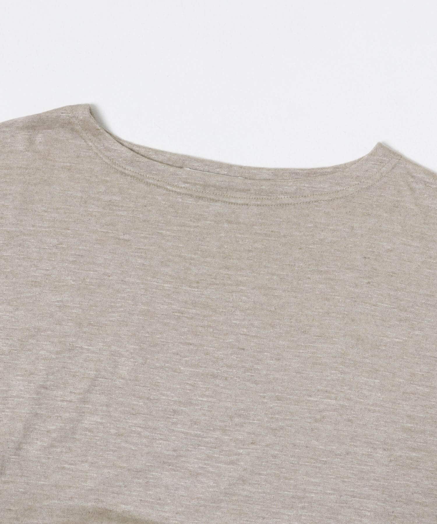 かぐれ「リネンボートネックカットソー」|Tシャツ・カットソー|