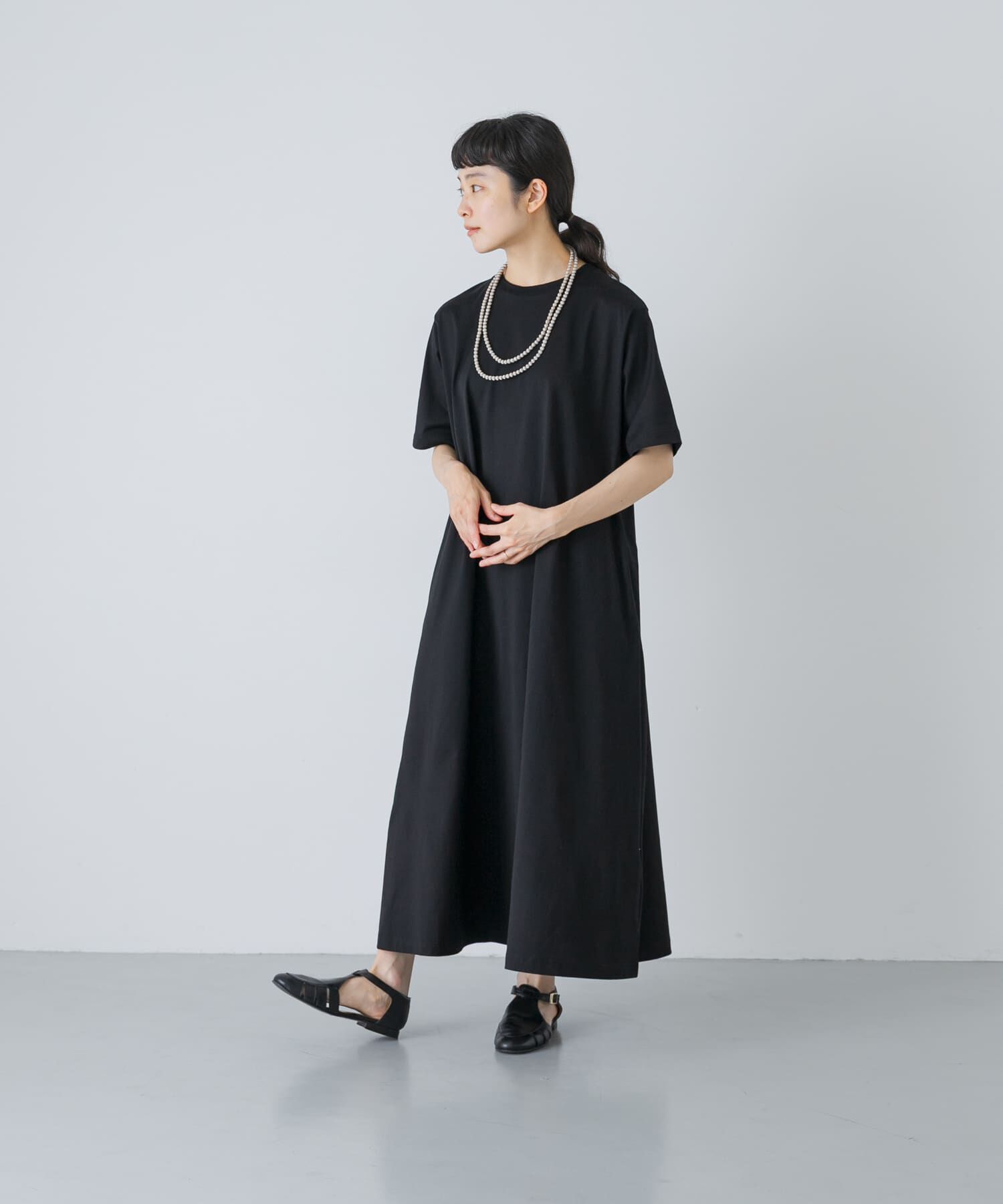かぐれ「『2サイズ展開』コットンAラインカットワンピース」|ワンピース|