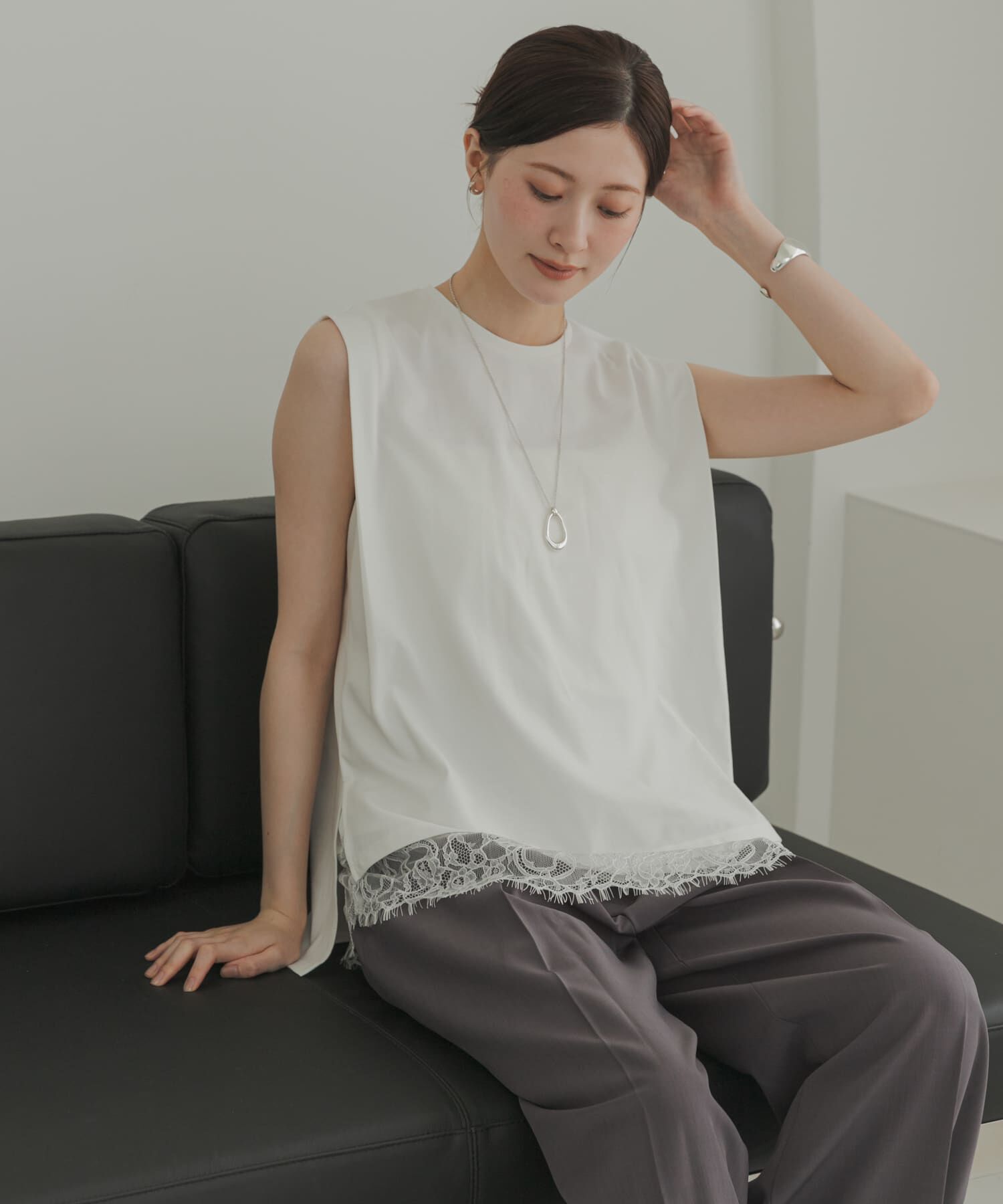 URBAN RESEARCH「汗染み防止ショルダータックカットソー」|Tシャツ・カットソー|
