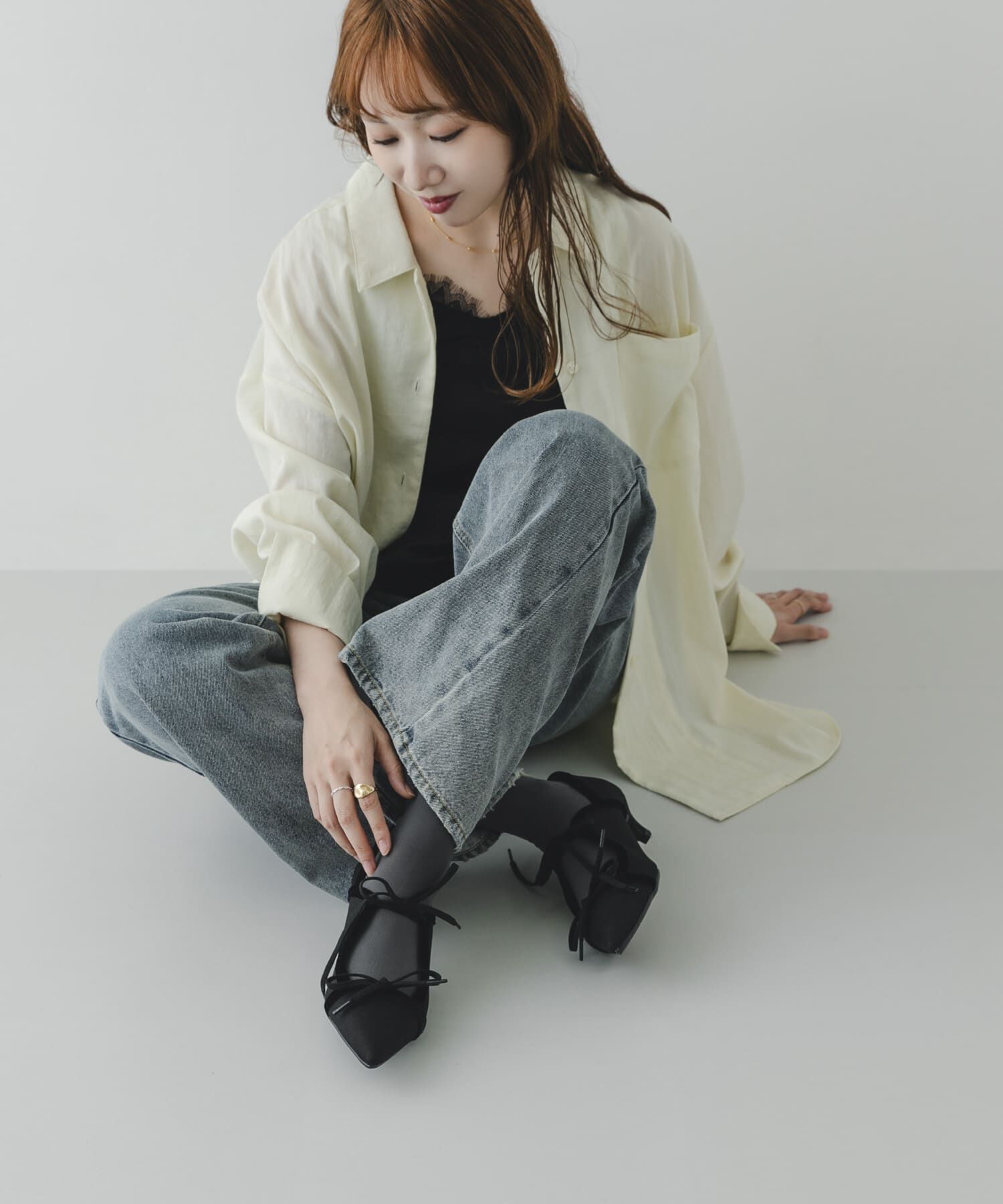 RODE SKO「『MADE IN JAPAN』 4センチダブルリボンパンプス」|パンプス|