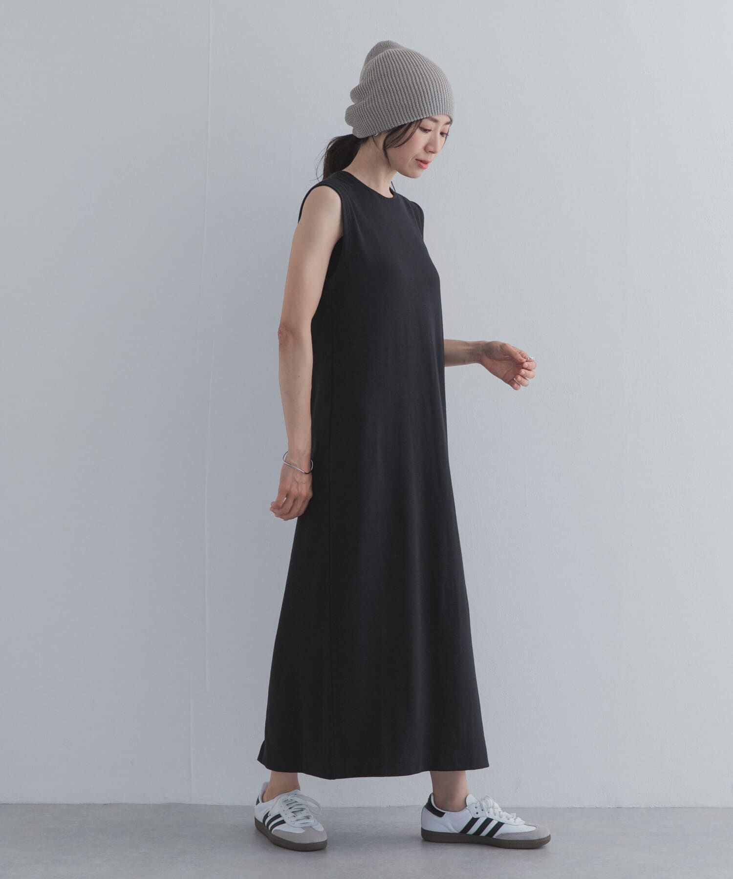 URBAN RESEARCH DOORS「ノースリーブカットリブワンピース」|ワンピース|